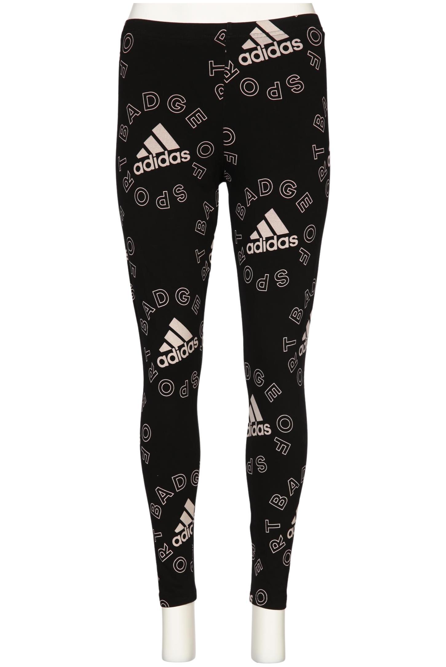 

adidas Damen Stoffhose, schwarz, Gr. 0