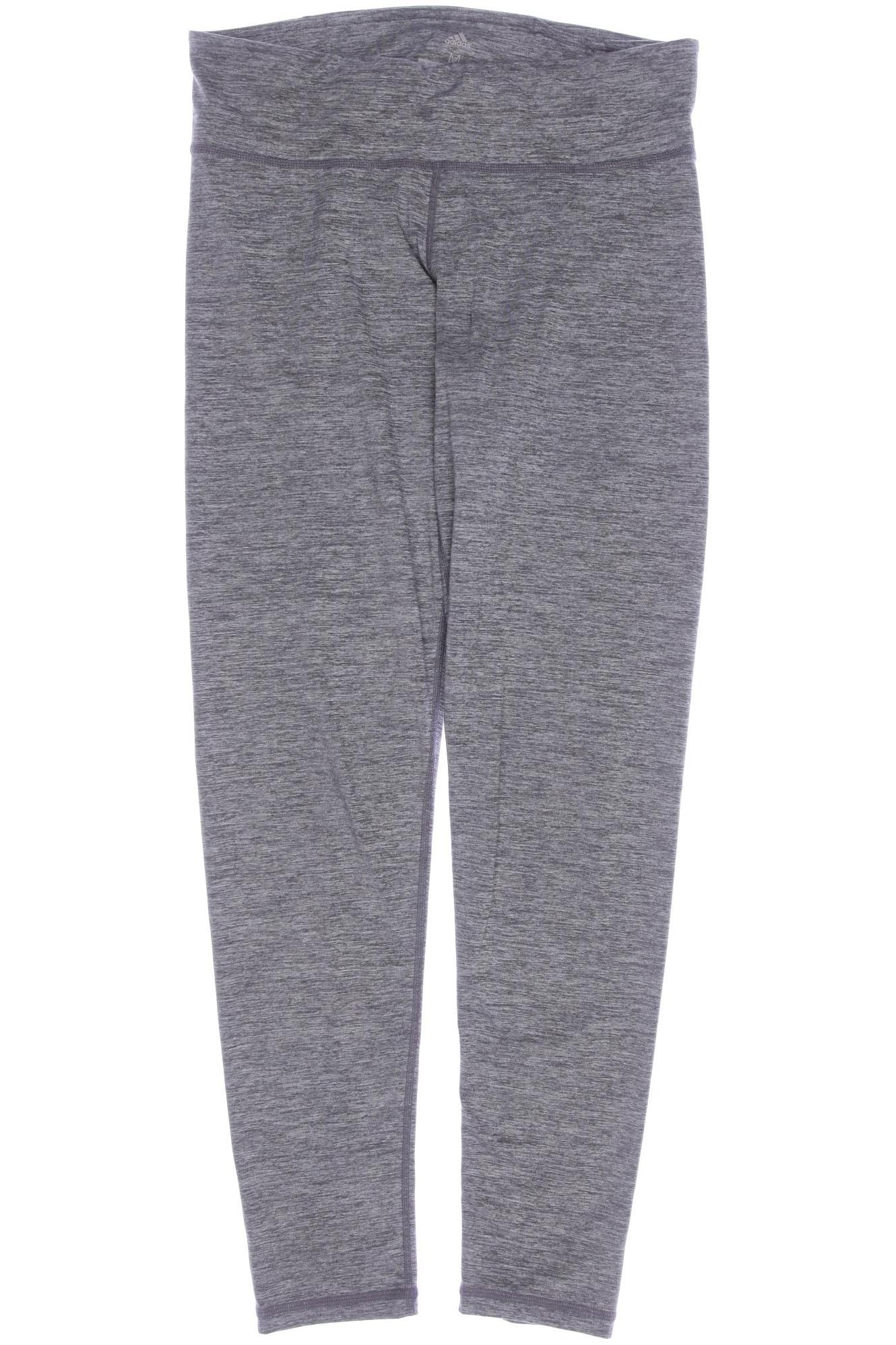 

adidas Damen Stoffhose, grau, Gr. 0