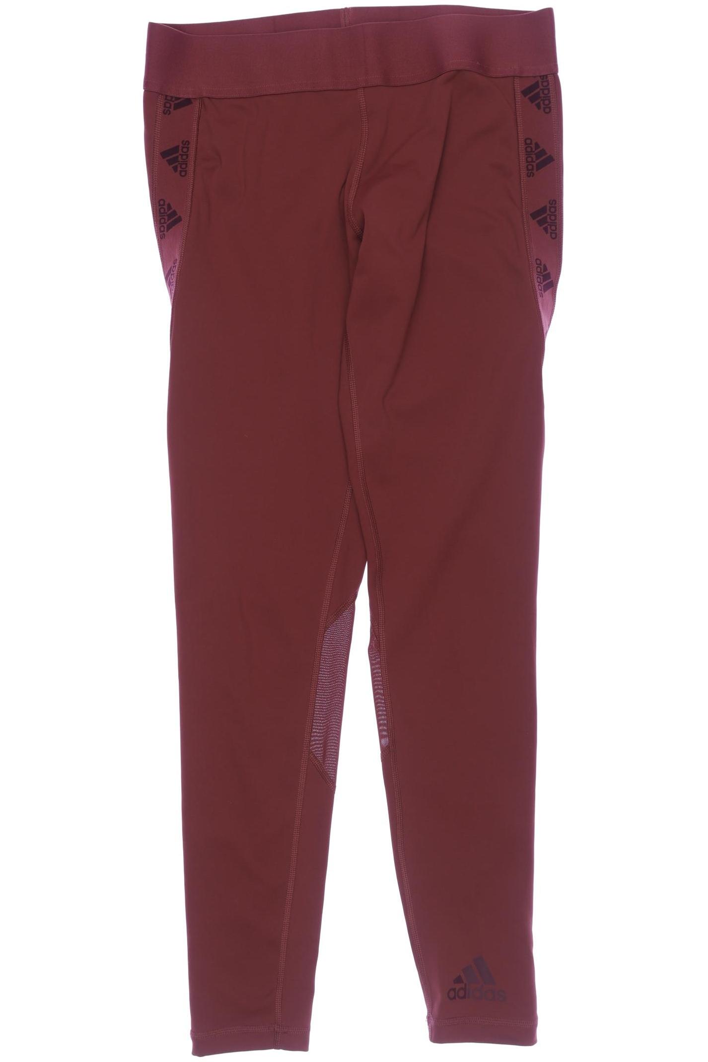 

adidas Damen Stoffhose, bordeaux, Gr. 0