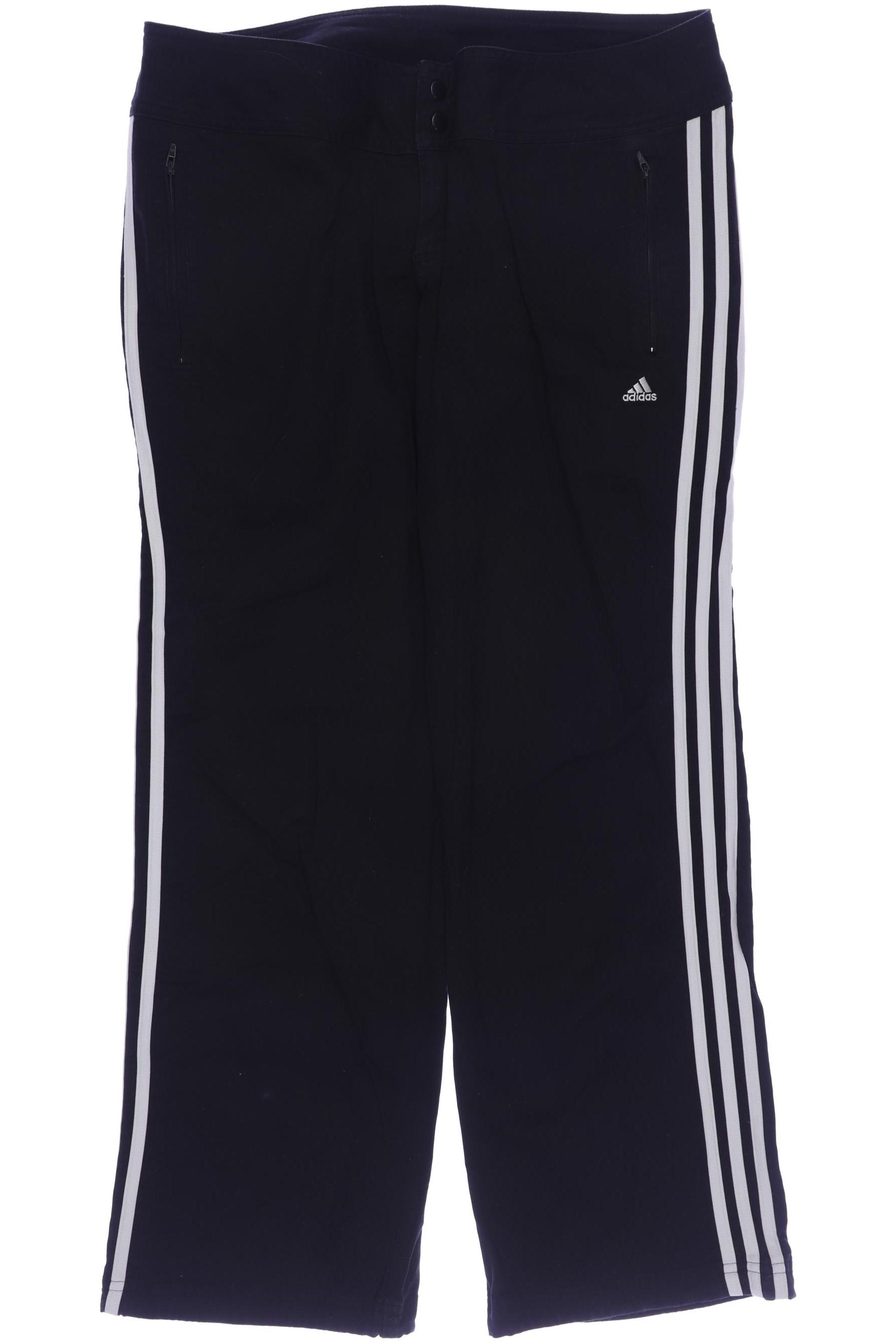

adidas Damen Stoffhose, schwarz, Gr. 42