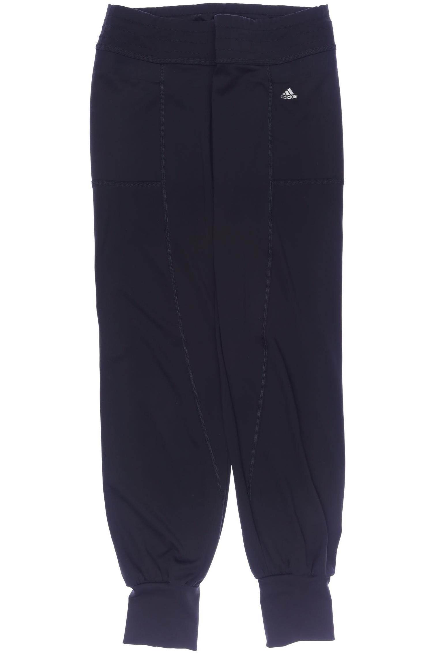 

adidas Damen Stoffhose, schwarz, Gr. 38