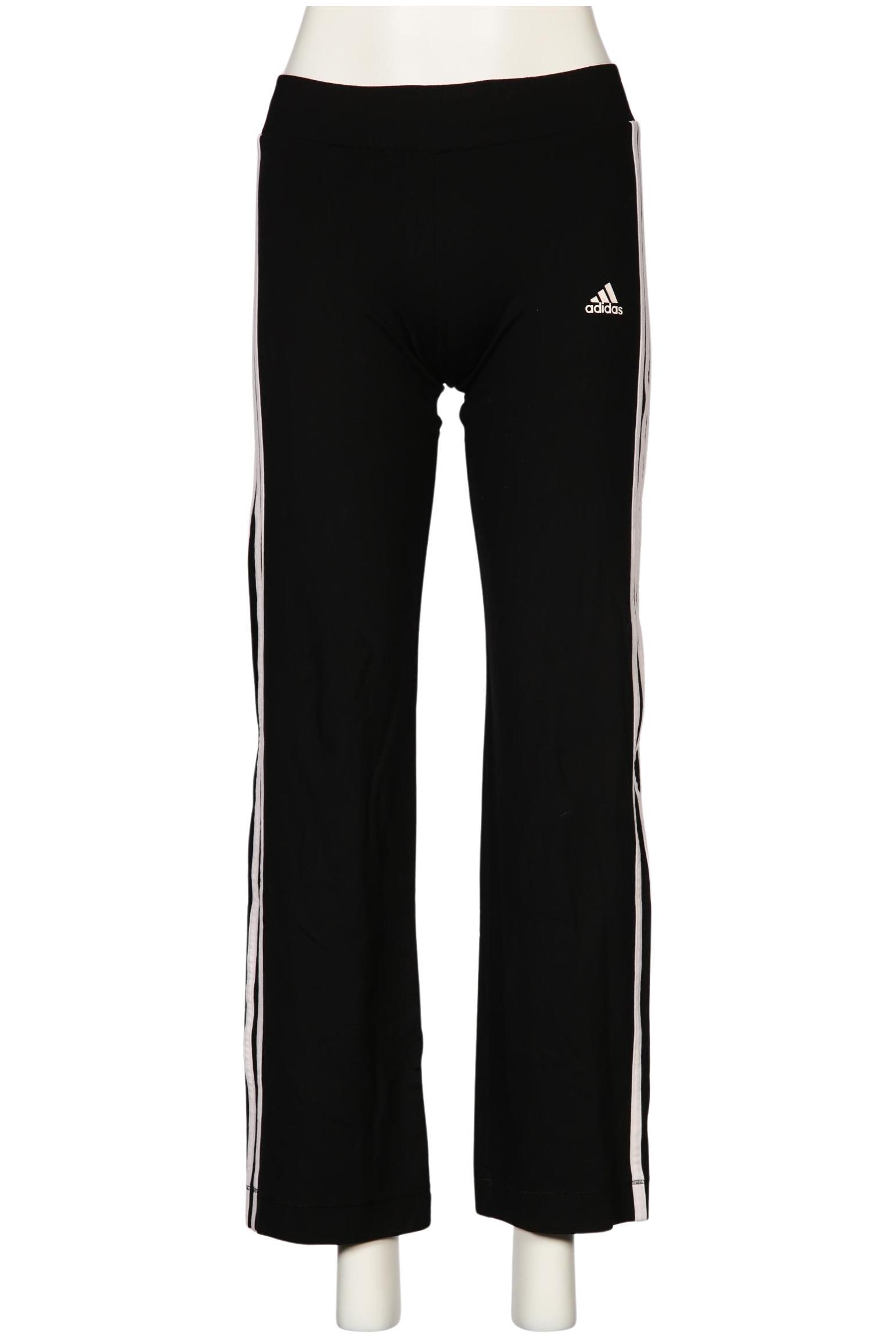 

adidas Damen Stoffhose, schwarz, Gr. 38