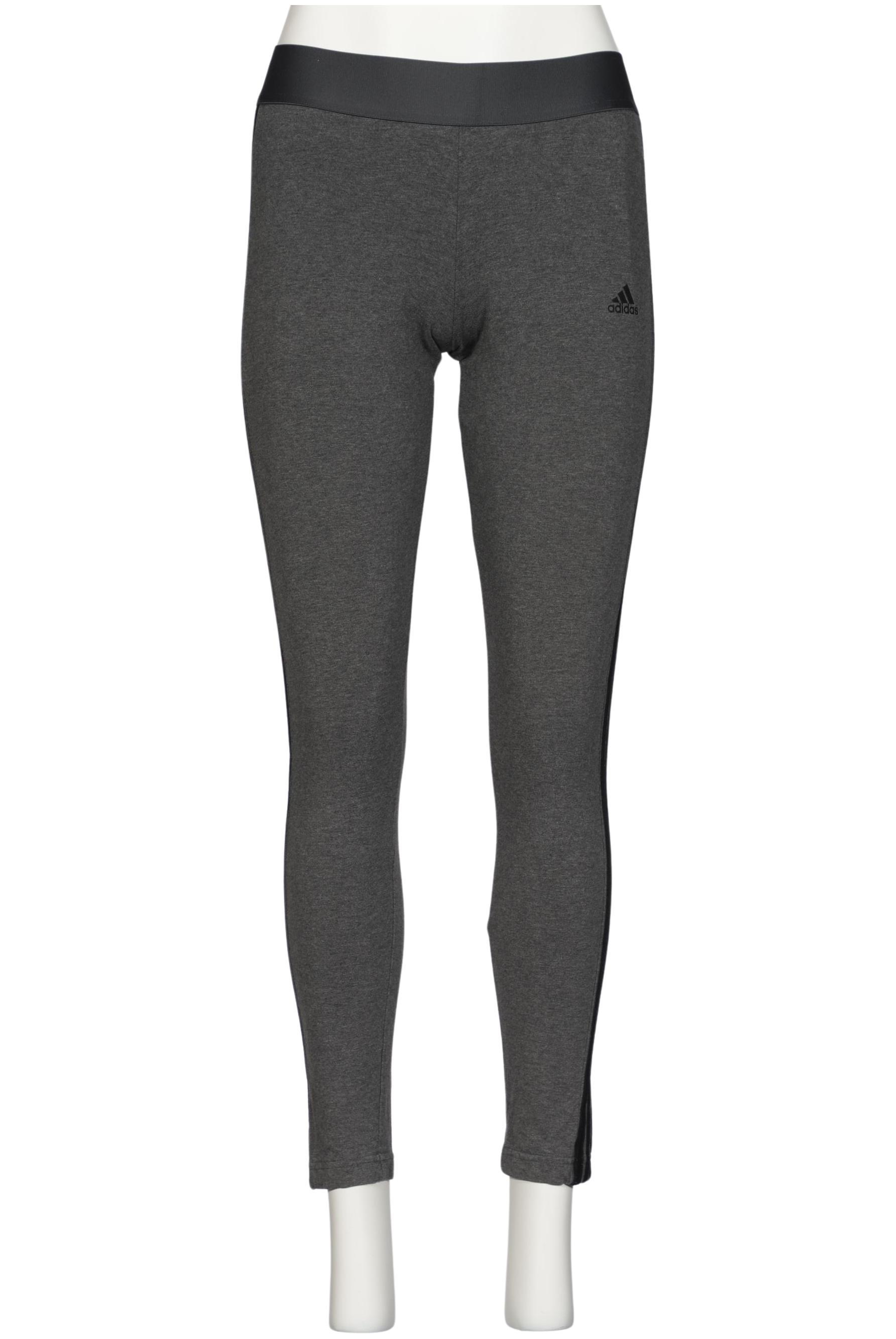 

adidas Damen Stoffhose, grau, Gr. 0