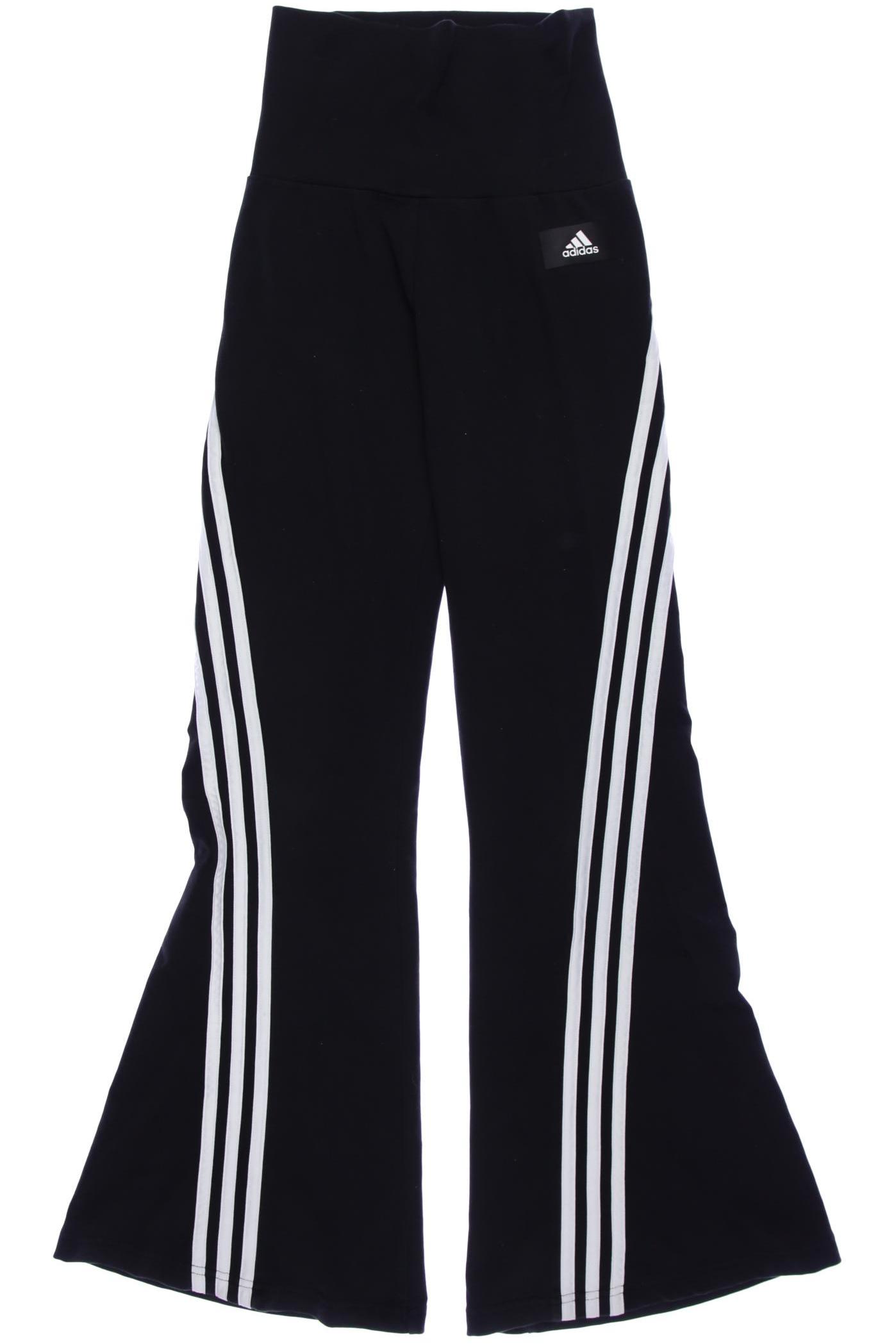 

adidas Damen Stoffhose, schwarz, Gr. 0