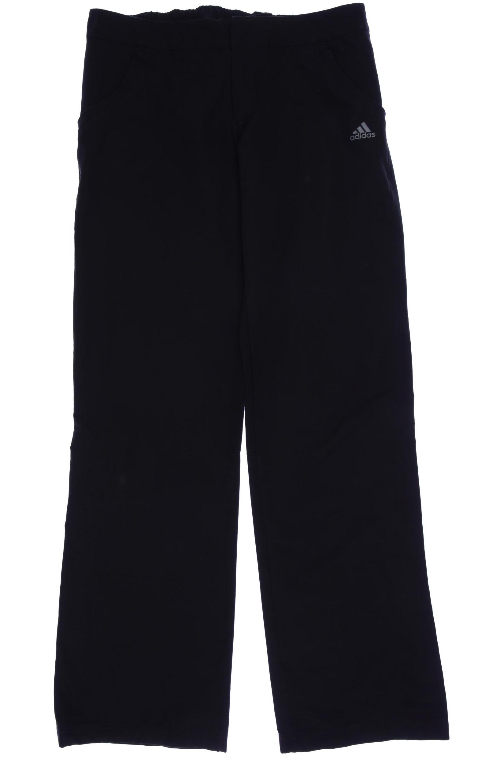 

adidas Damen Stoffhose, schwarz, Gr. 40