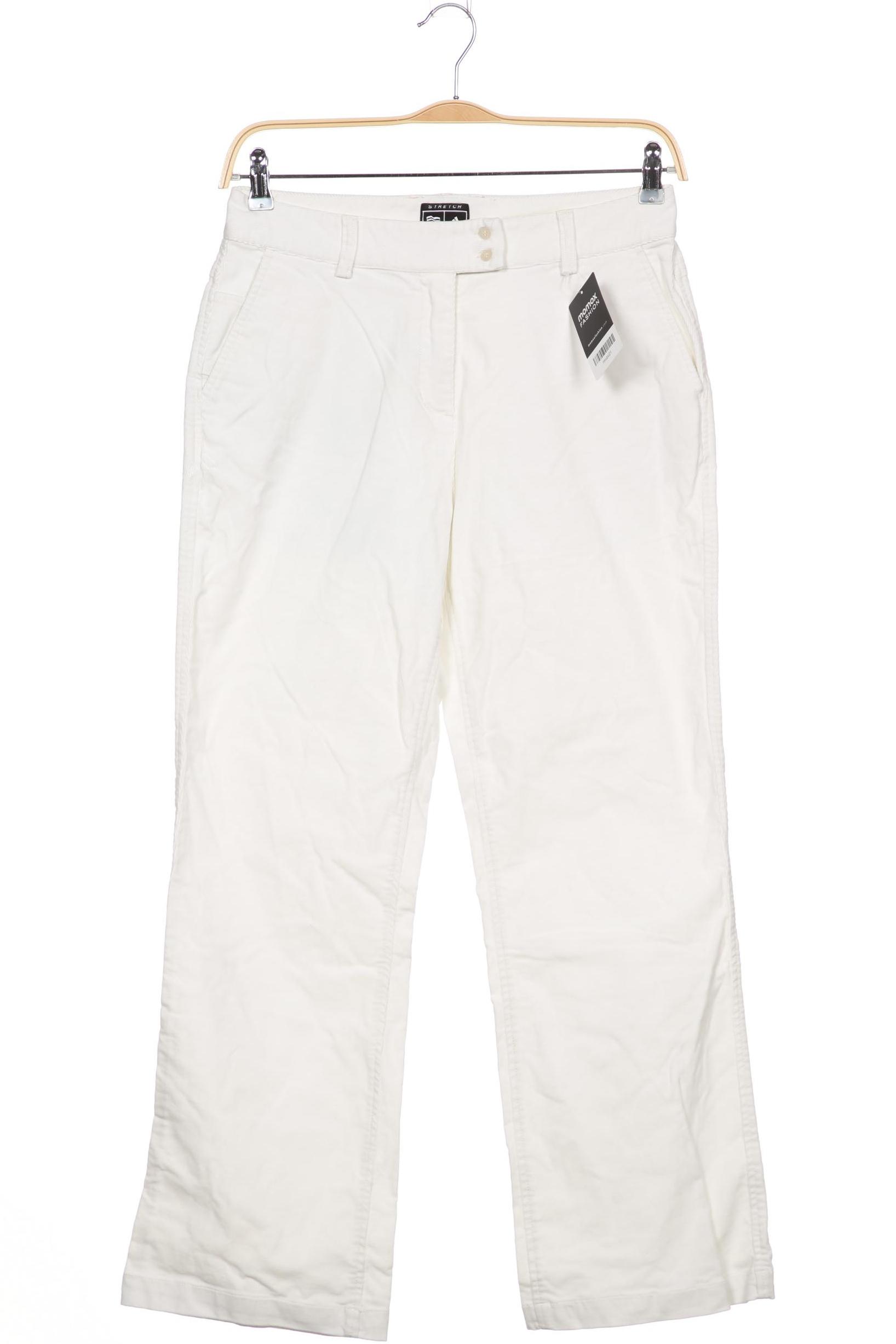 

adidas Damen Stoffhose, weiß, Gr. 36