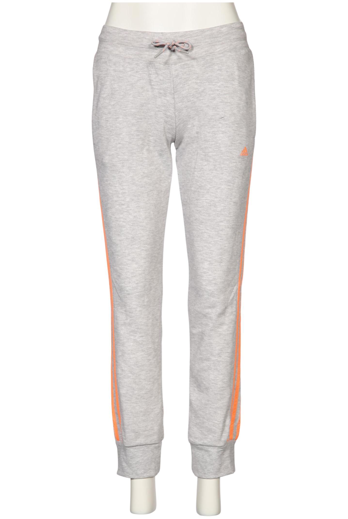 

adidas Damen Stoffhose, grau, Gr. 0