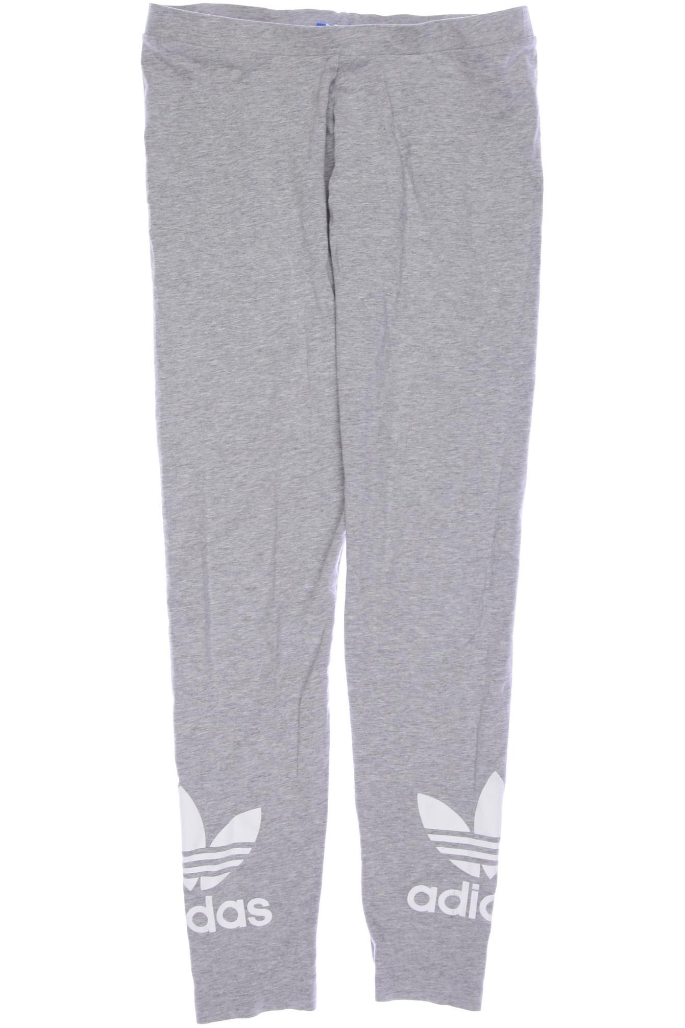 

adidas Damen Stoffhose, grau, Gr. 34