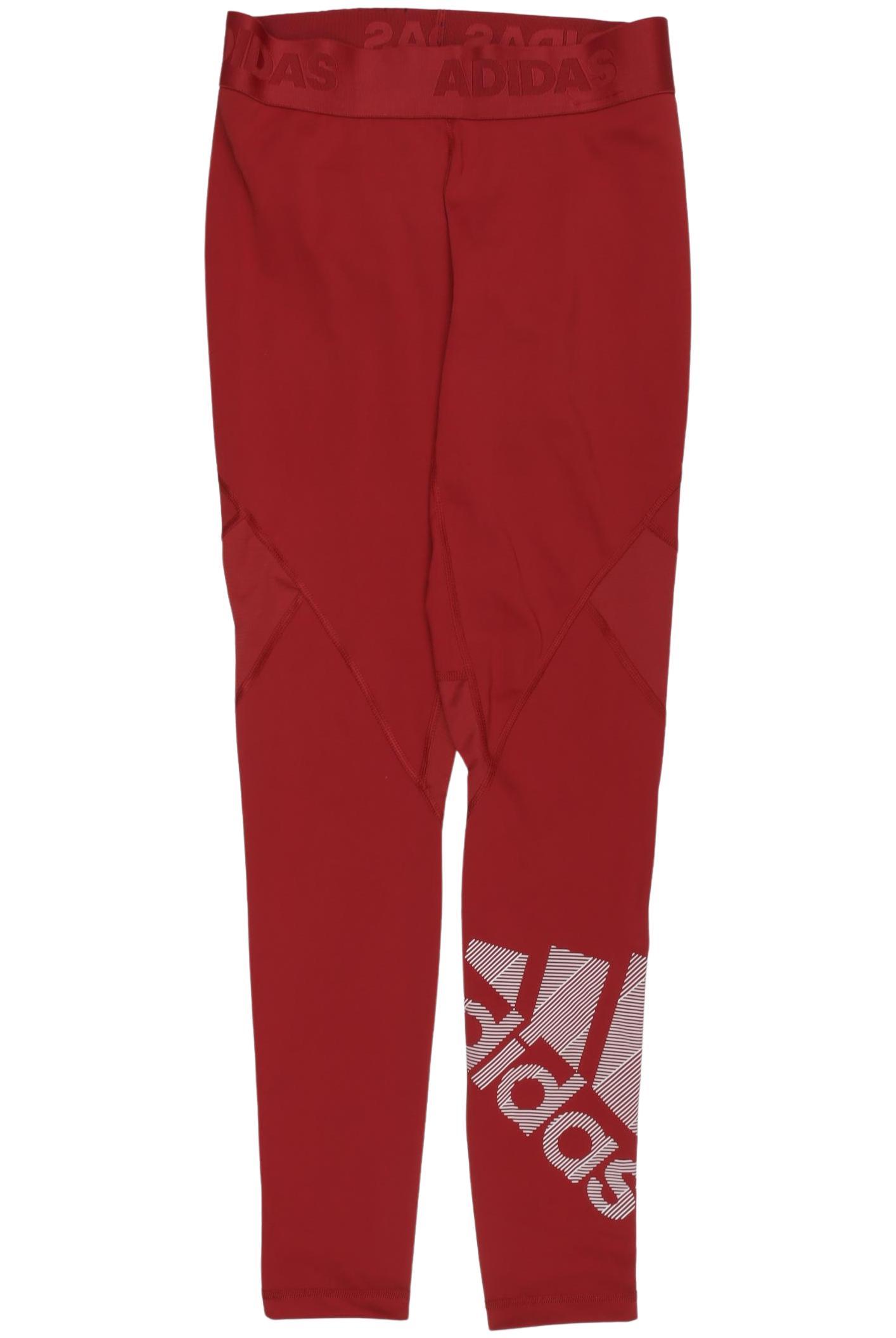 

adidas Damen Stoffhose, rot, Gr. 25