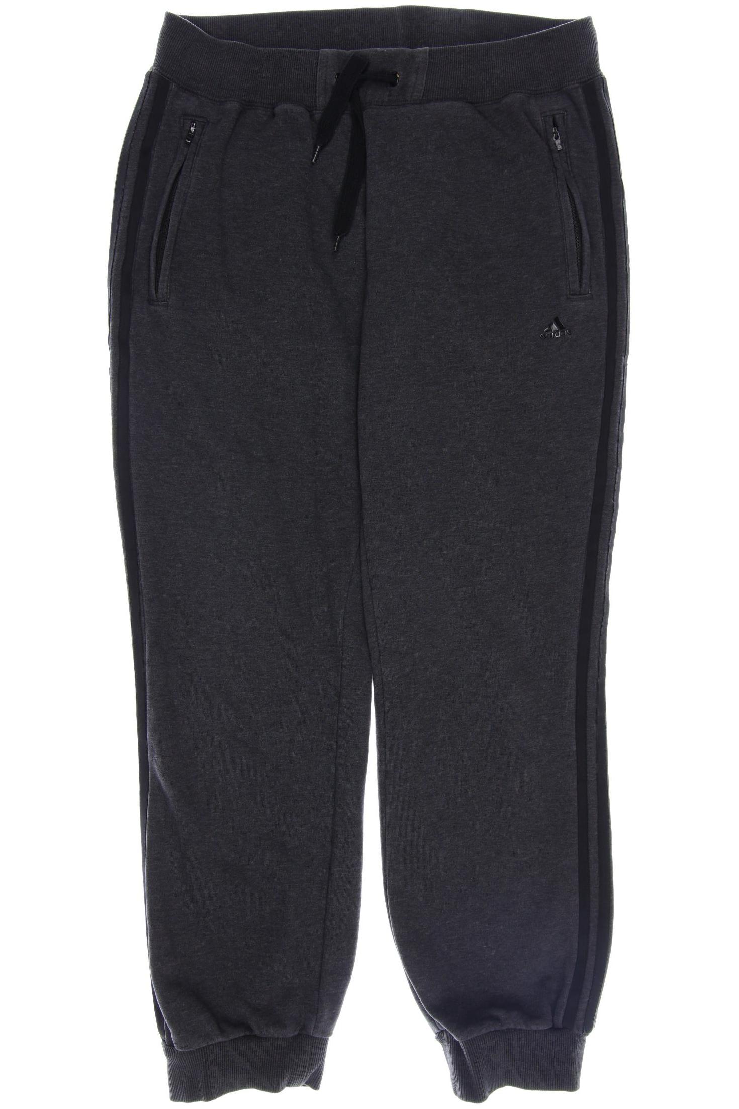 

adidas Damen Stoffhose, grau, Gr. 38