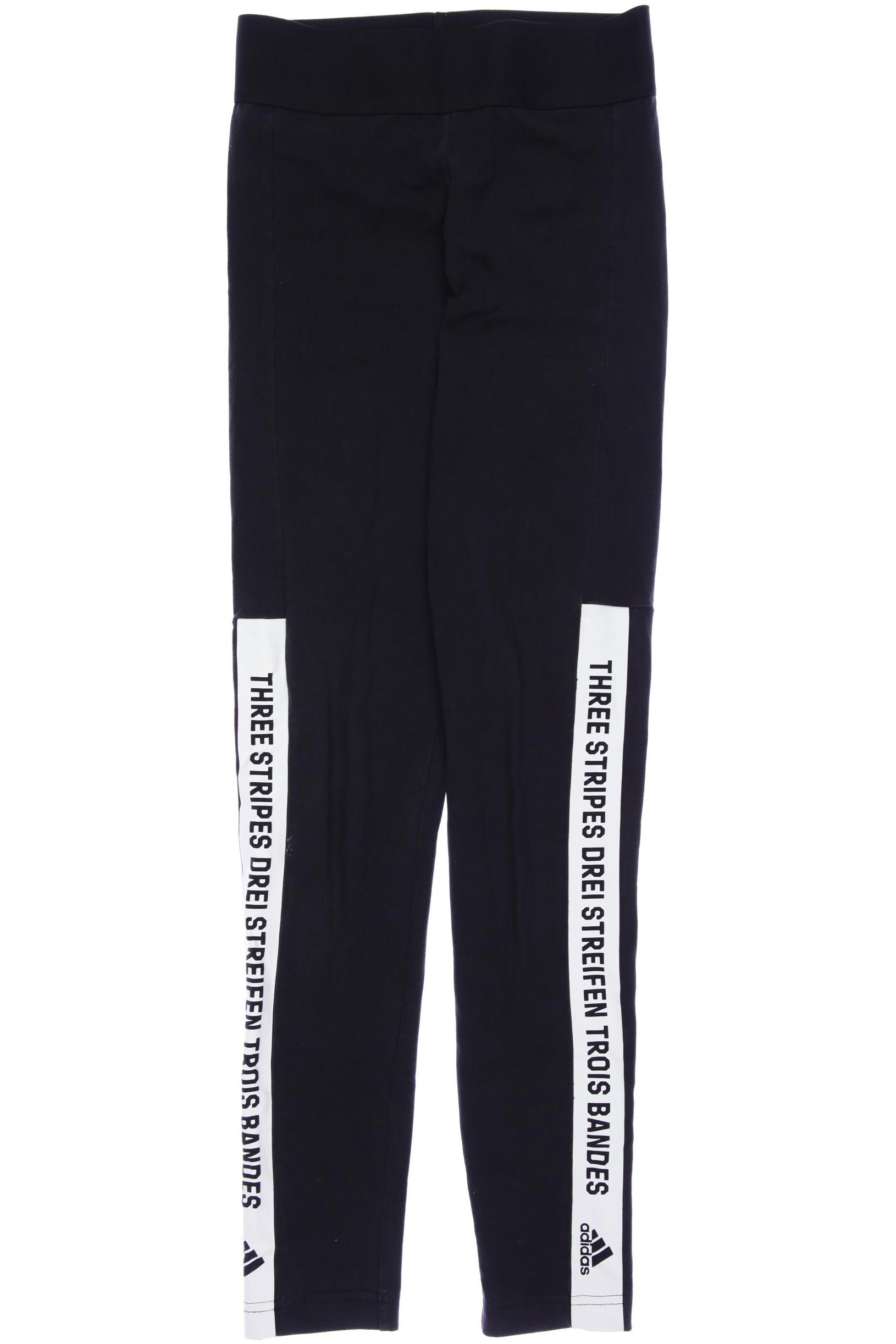 

adidas Damen Stoffhose, schwarz, Gr. 0