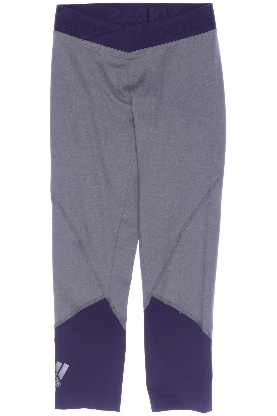 

adidas Damen Stoffhose, grau, Gr. 0