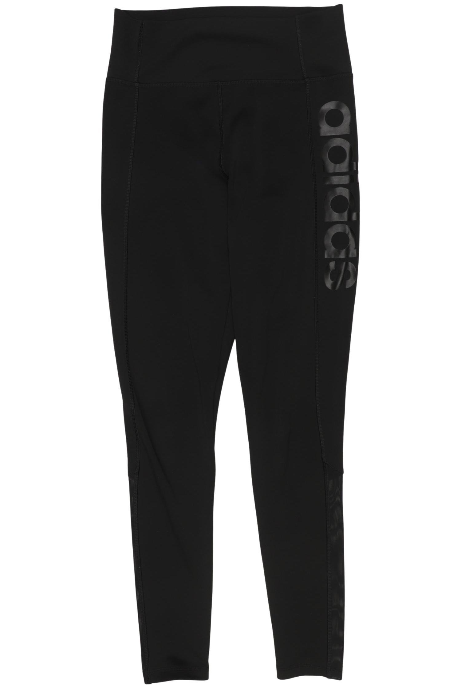 

adidas Damen Stoffhose, schwarz, Gr. 0