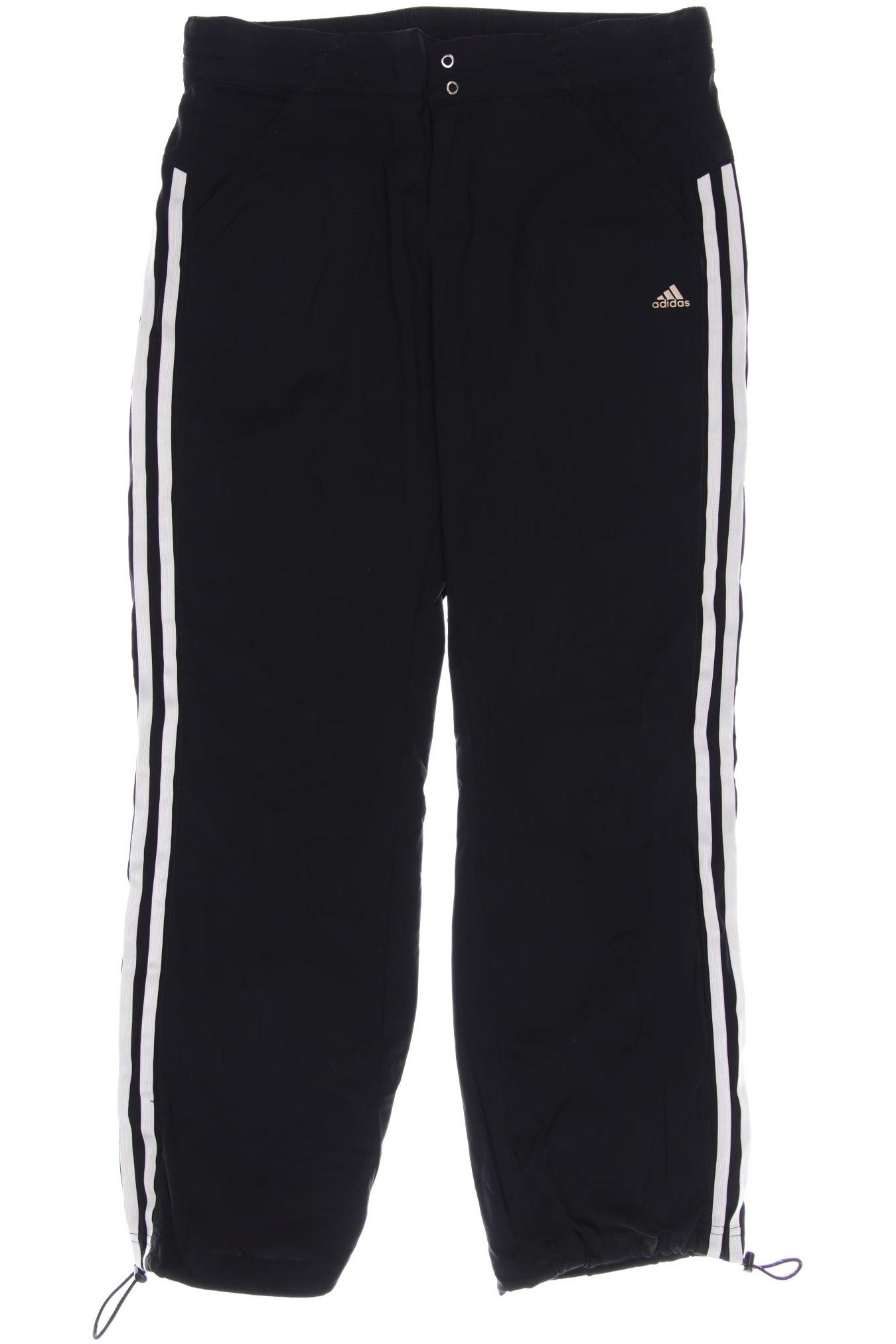 

adidas Damen Stoffhose, schwarz, Gr. 38