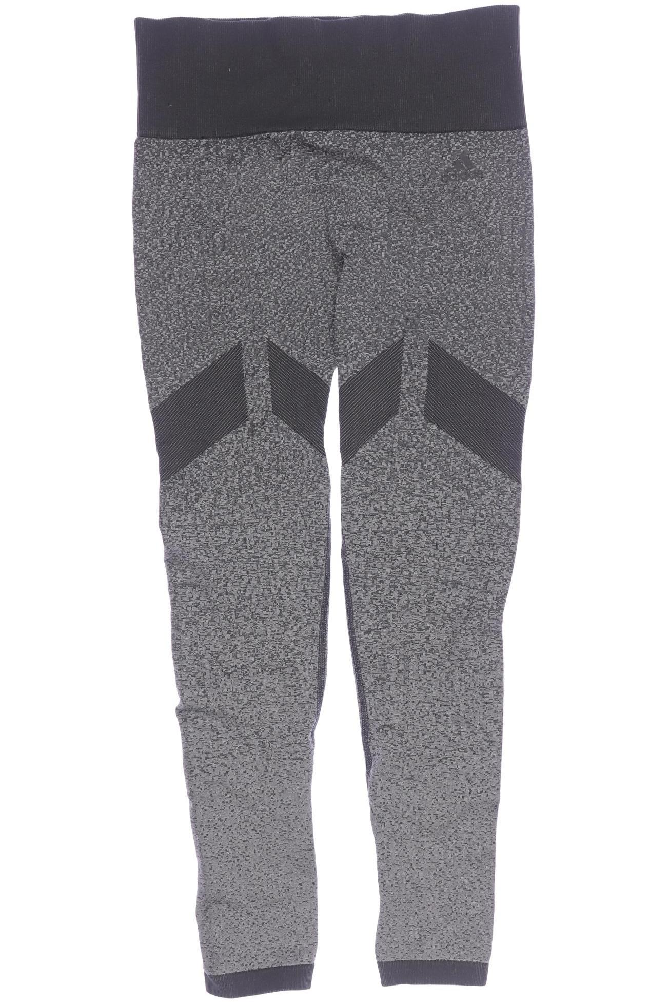 

adidas Damen Stoffhose, grau, Gr. 0