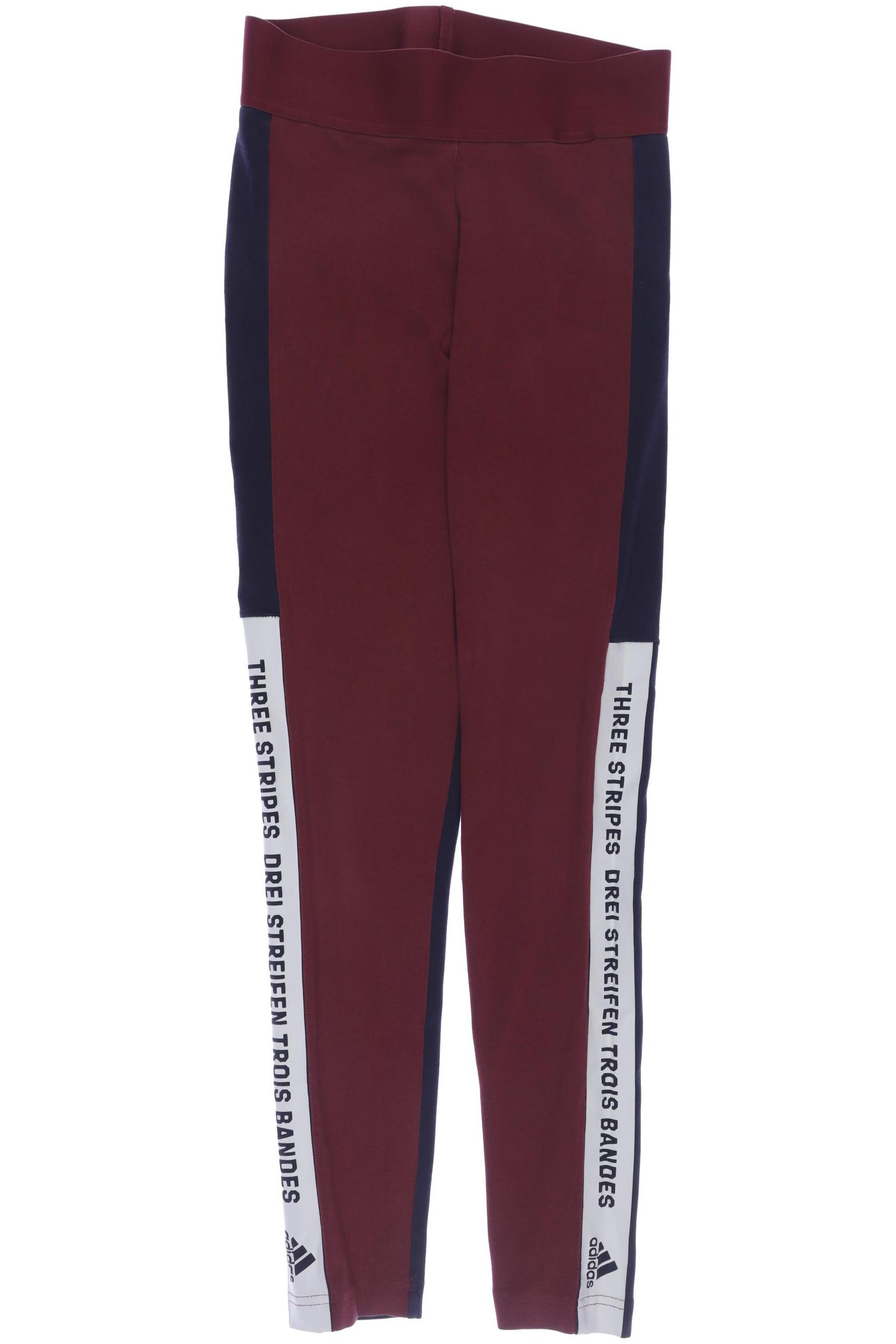 

adidas Damen Stoffhose, bordeaux, Gr. 0
