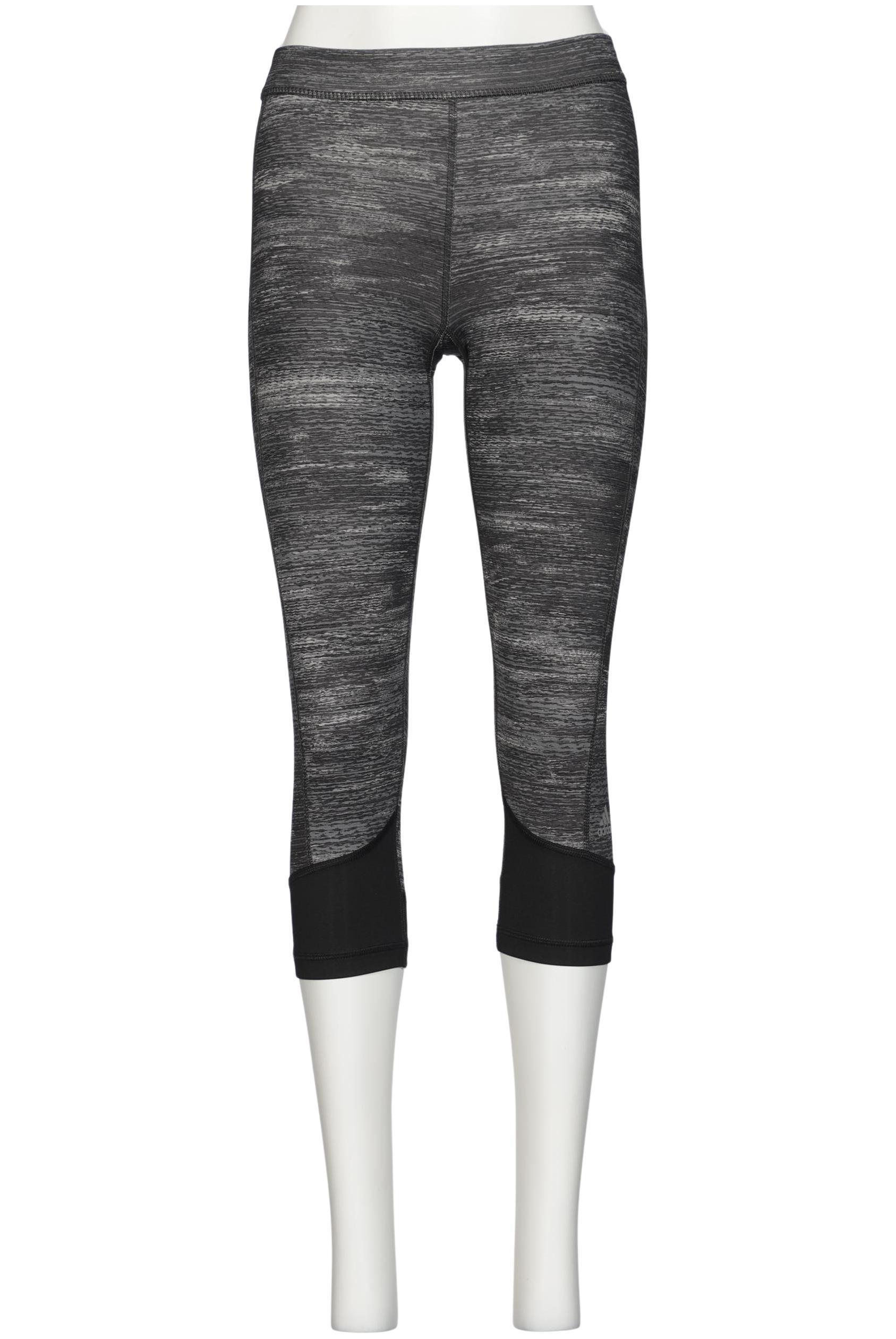 

adidas Damen Stoffhose, grau, Gr. 0