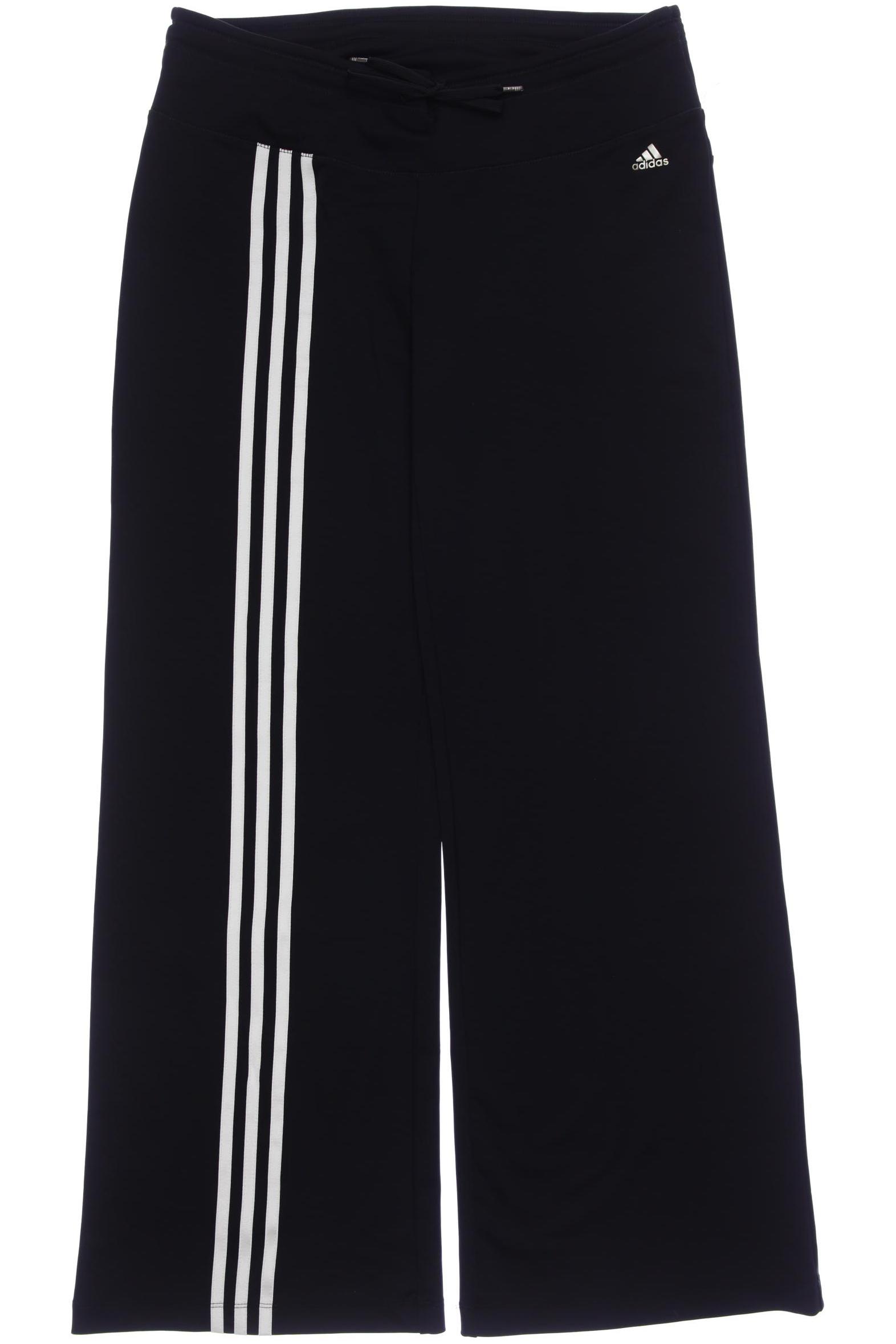 

adidas Damen Stoffhose, schwarz, Gr. 42