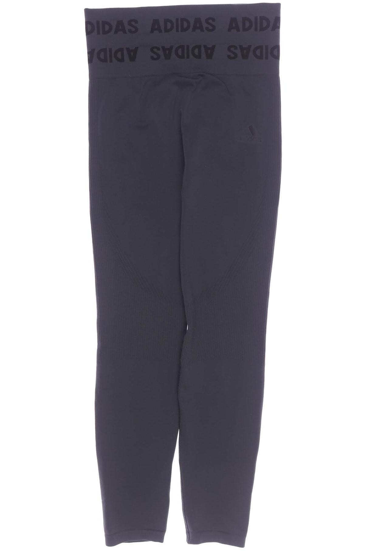 

adidas Damen Stoffhose, grau, Gr. 0