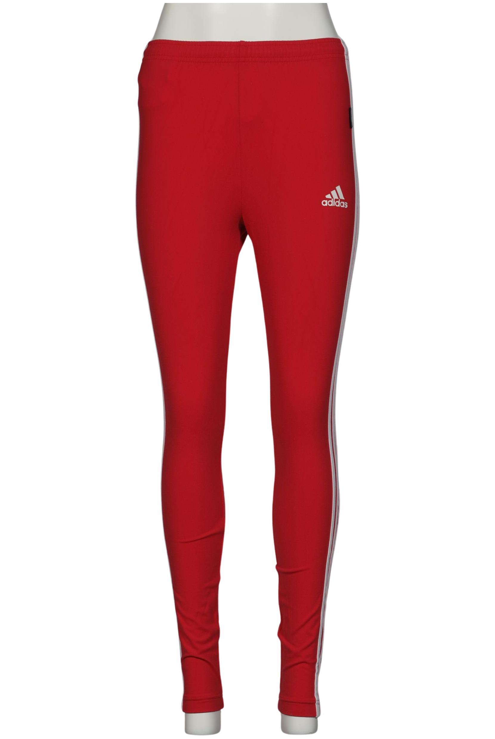 

adidas Damen Stoffhose, rot, Gr. 0