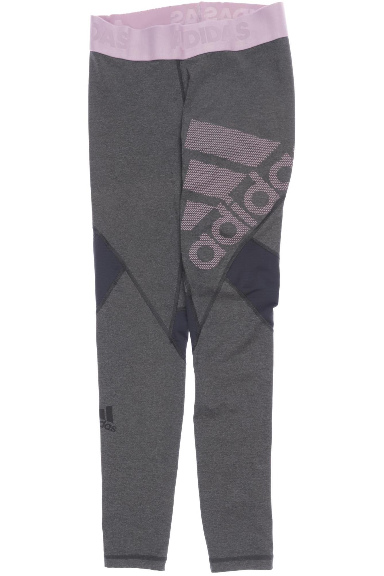 

adidas Damen Stoffhose, grau, Gr. 0