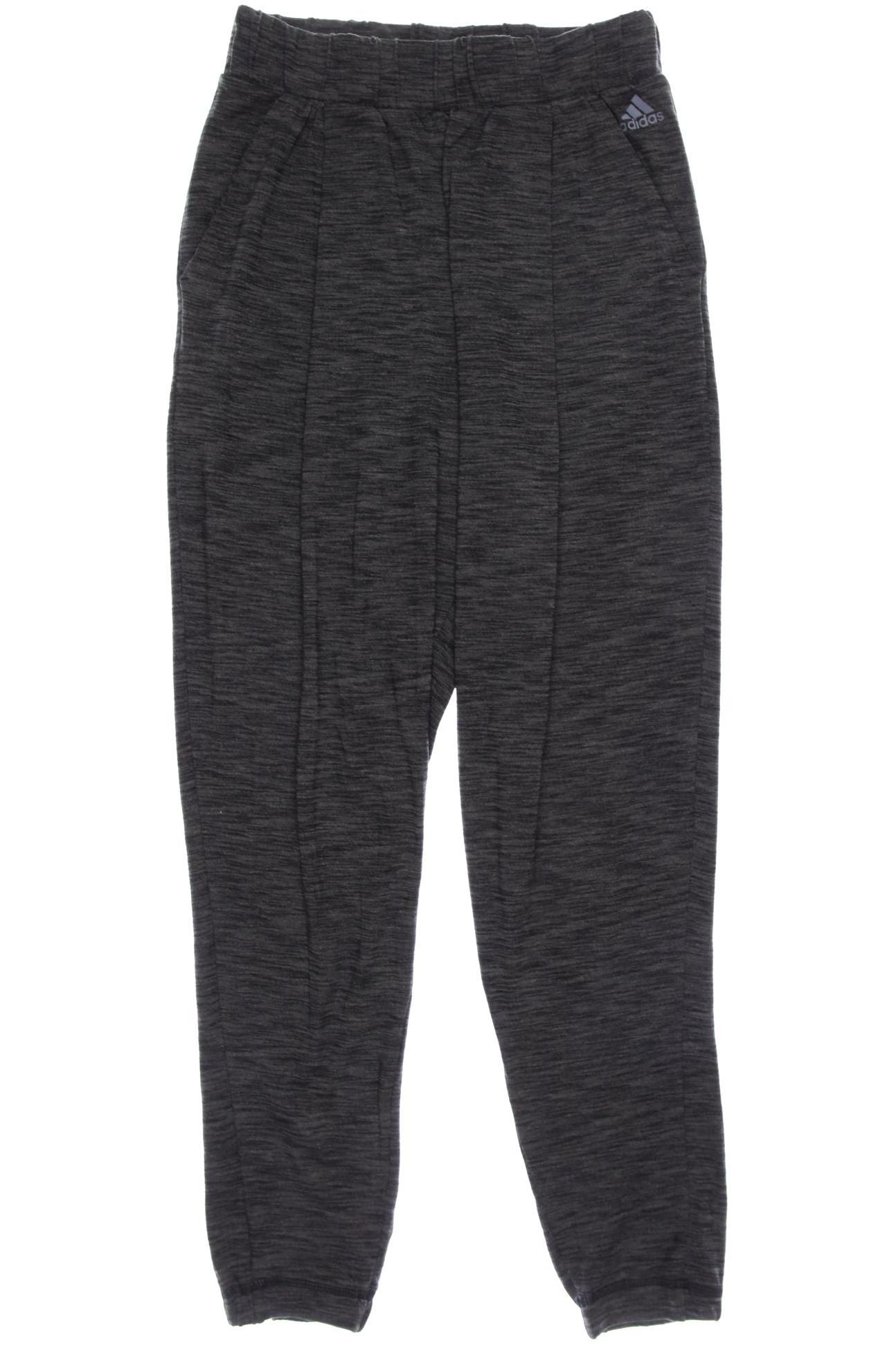 

adidas Damen Stoffhose, grau, Gr. 0