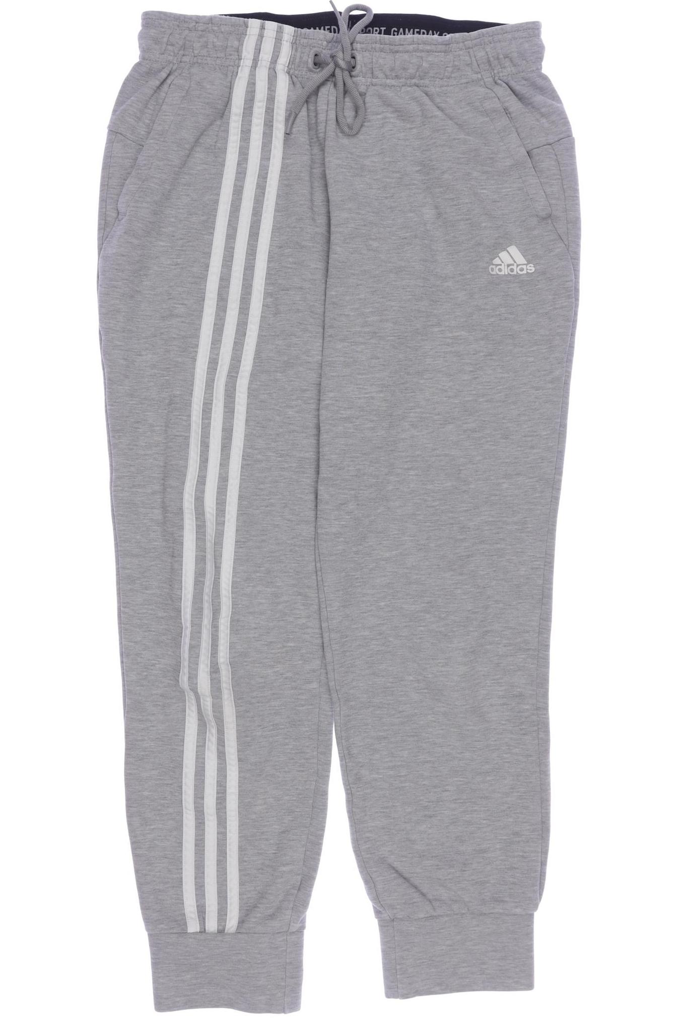 

adidas Damen Stoffhose, grau, Gr. 0