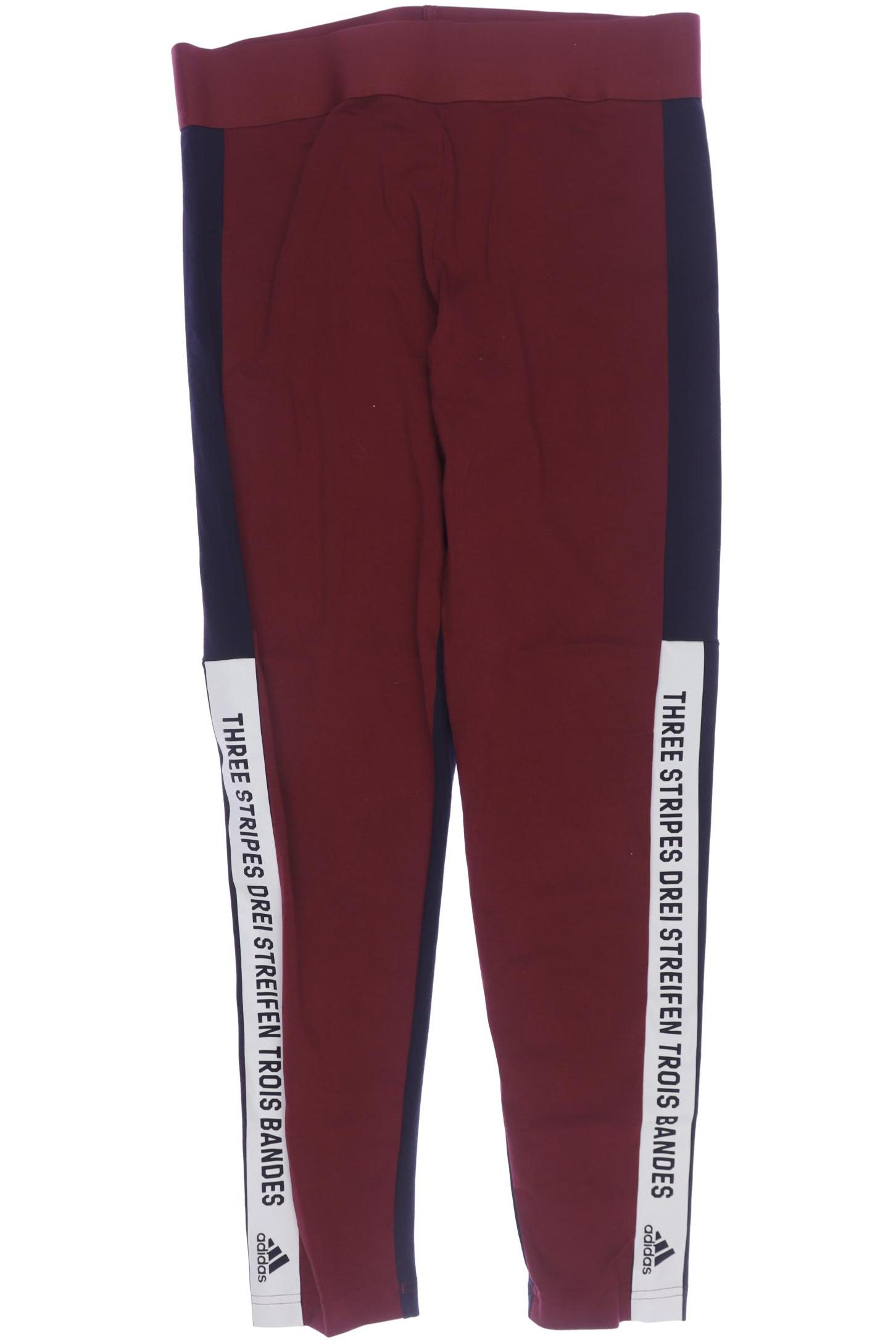 

adidas Damen Stoffhose, bordeaux, Gr. 0