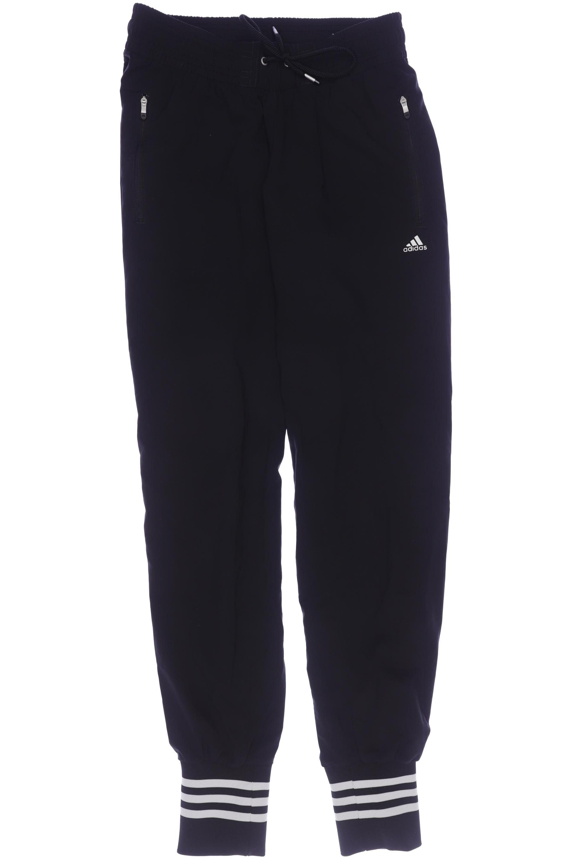 

adidas Damen Stoffhose, schwarz, Gr. 0