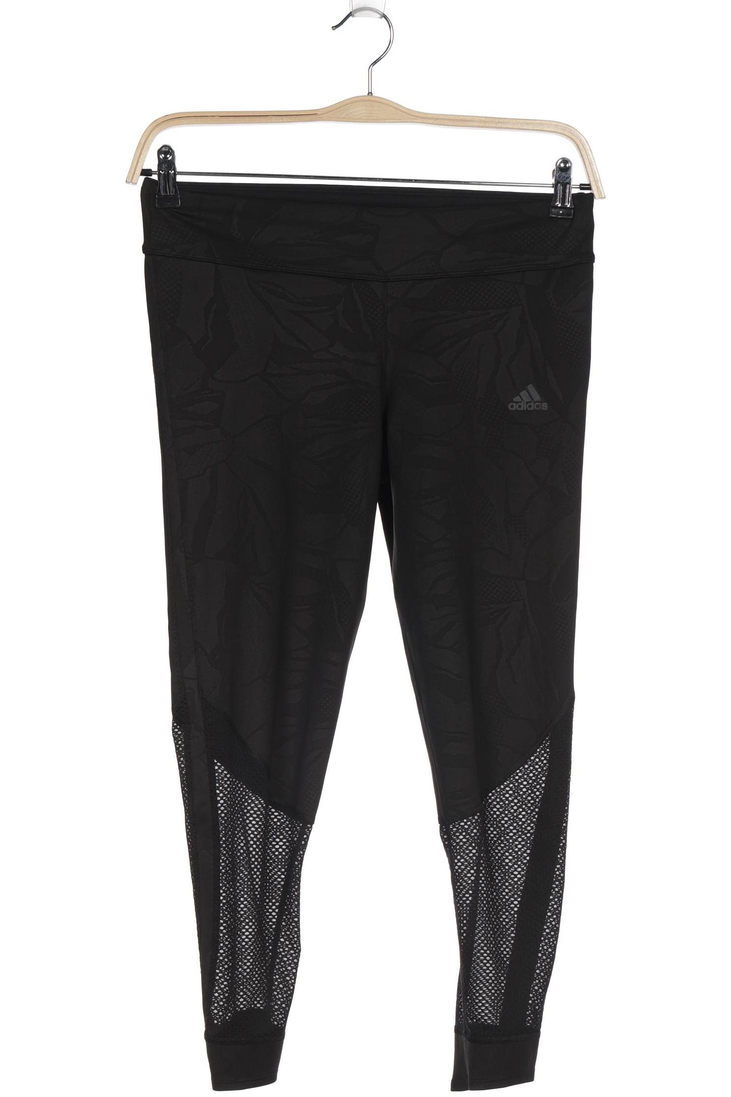 

adidas Damen Stoffhose, schwarz, Gr. 38