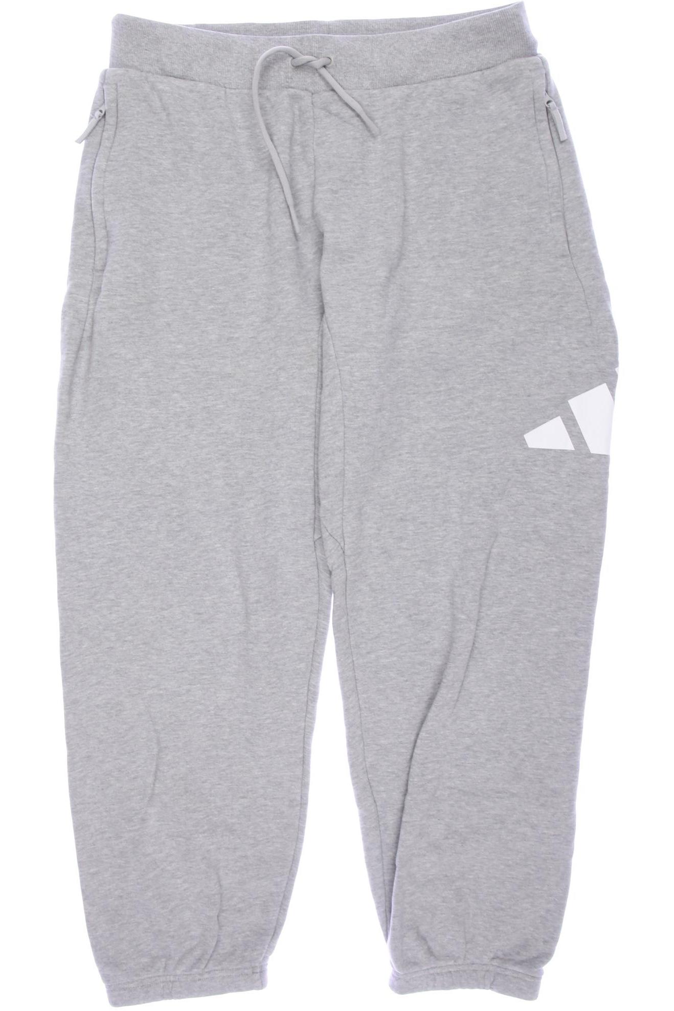

adidas Damen Stoffhose, grau, Gr. 0