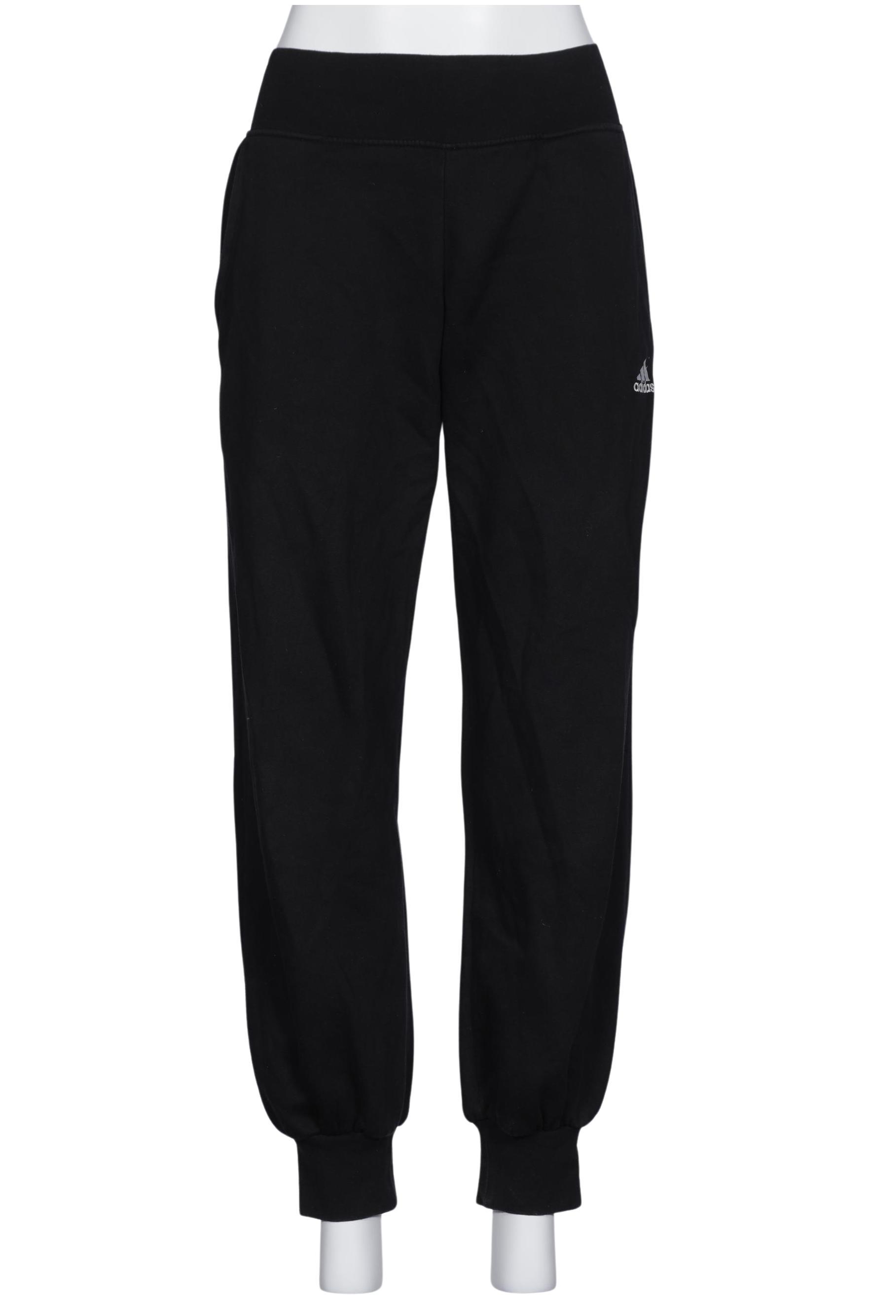 

adidas Damen Stoffhose, schwarz, Gr. 38