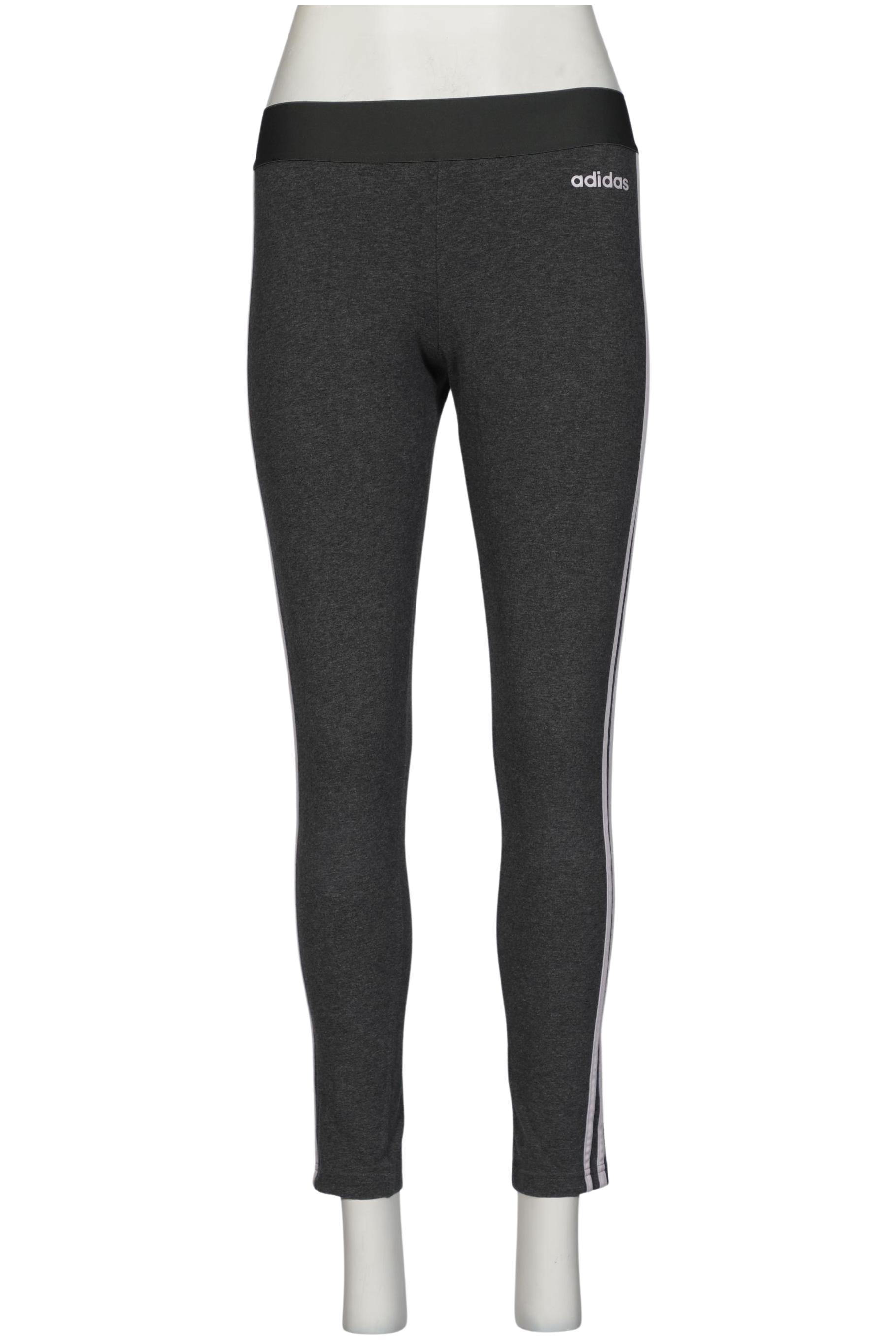 

adidas Damen Stoffhose, grau, Gr. 0