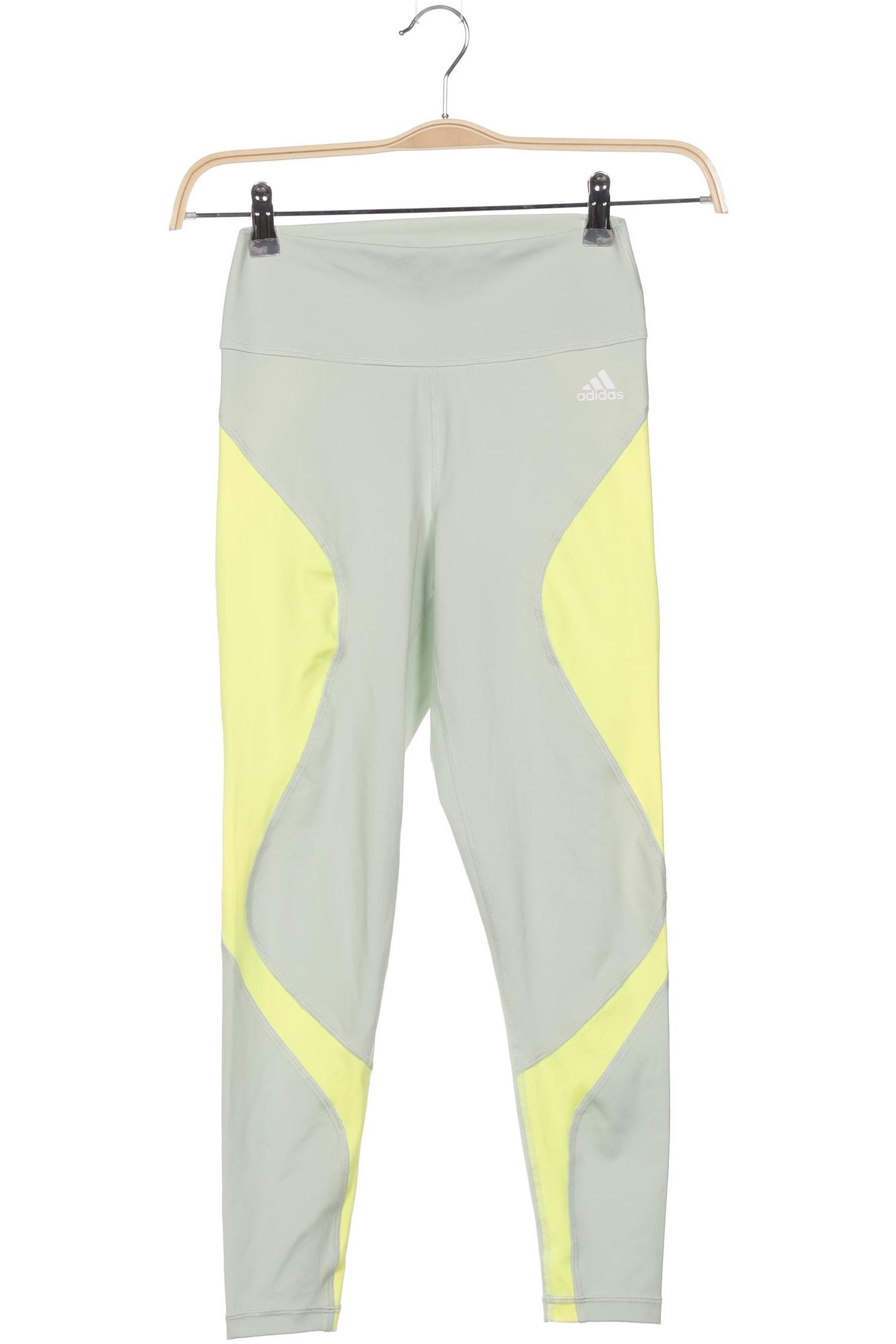 

adidas Damen Stoffhose, hellgrün, Gr. 0