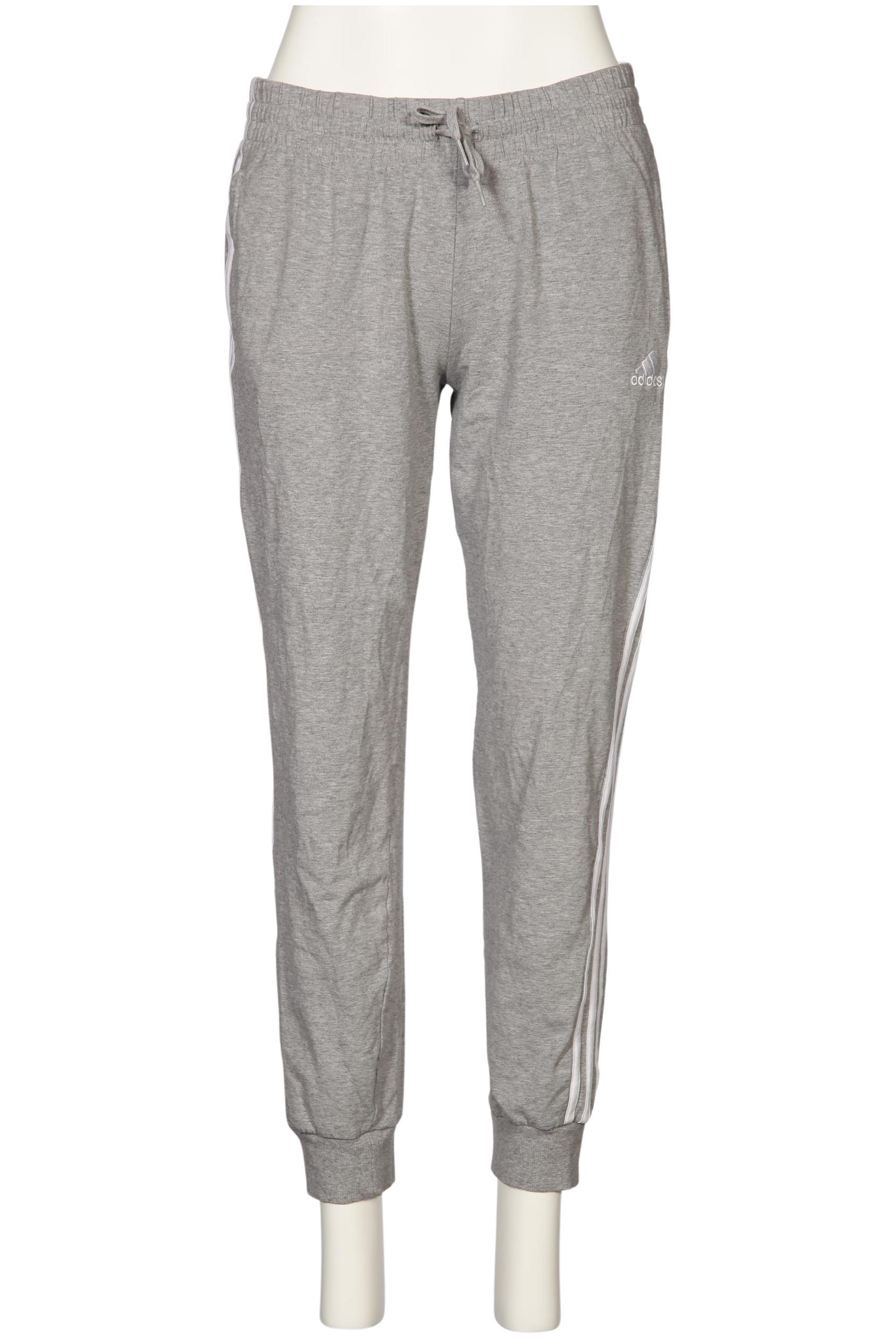 

adidas Damen Stoffhose, grau, Gr. 0