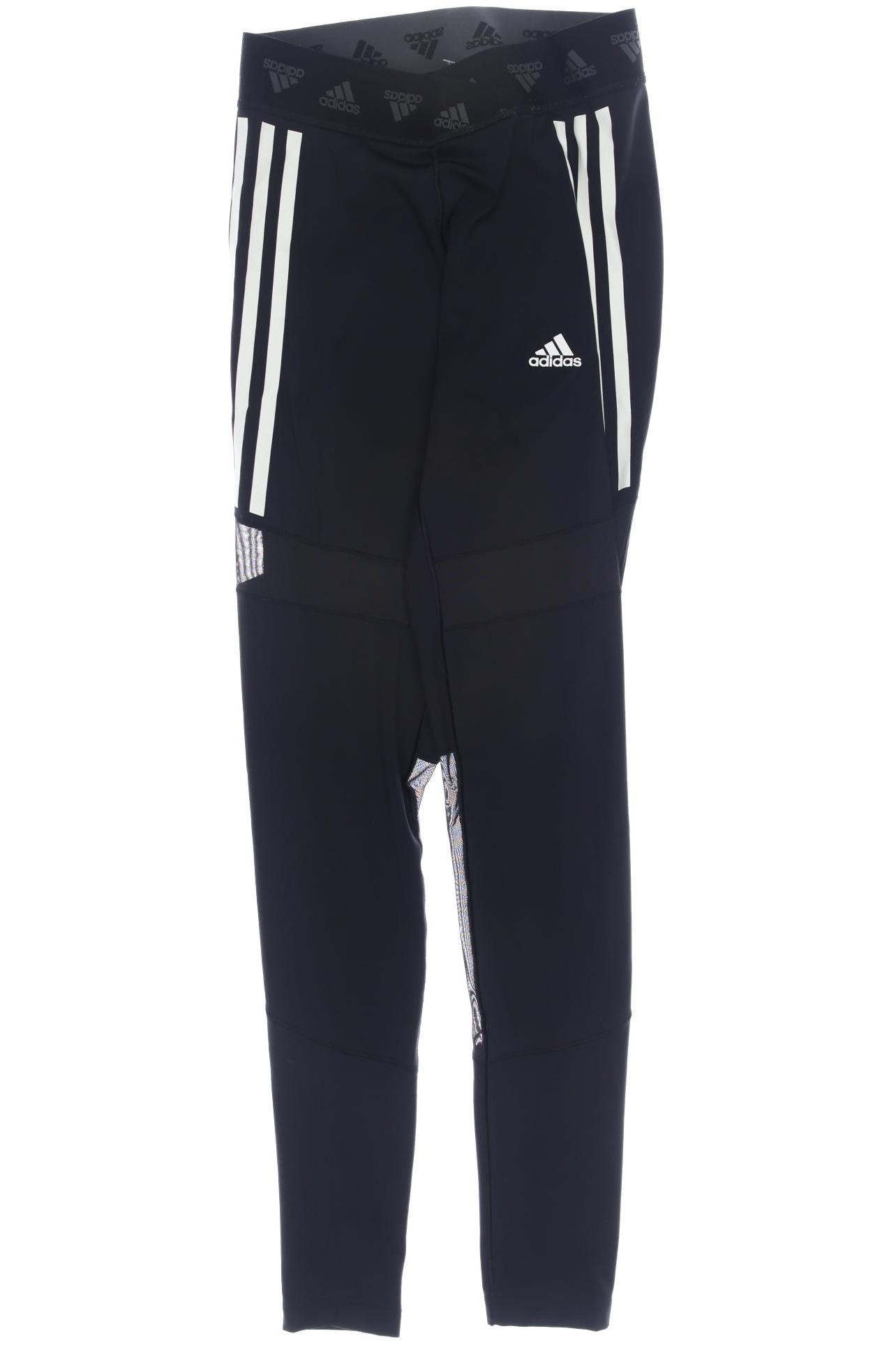 

adidas Damen Stoffhose, schwarz, Gr. 0