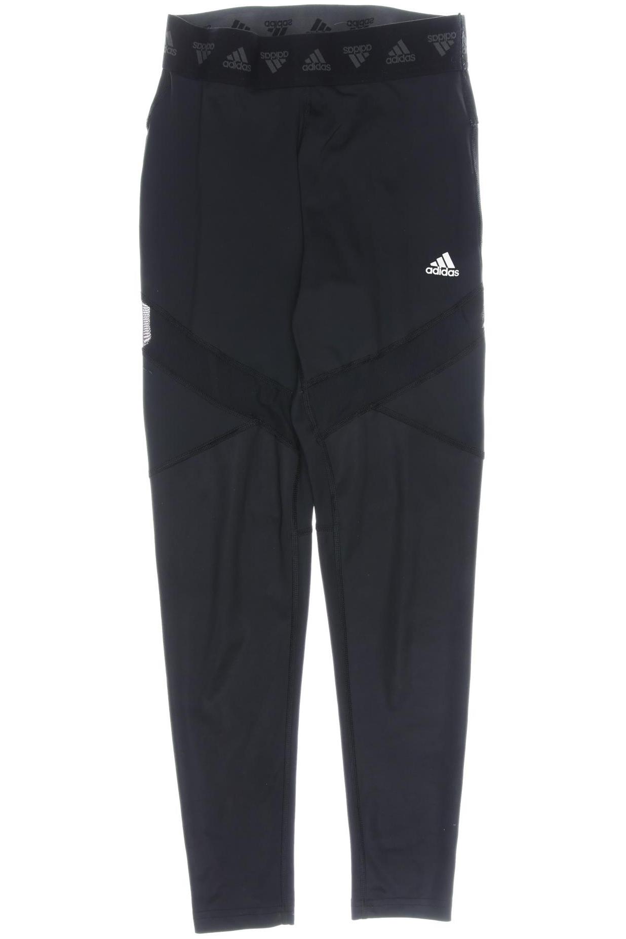 

adidas Damen Stoffhose, schwarz, Gr. 0