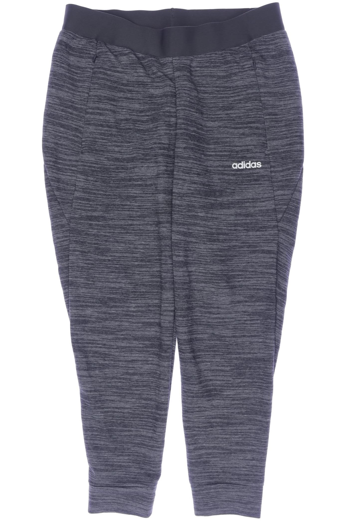 

adidas Damen Stoffhose, grau, Gr. 0