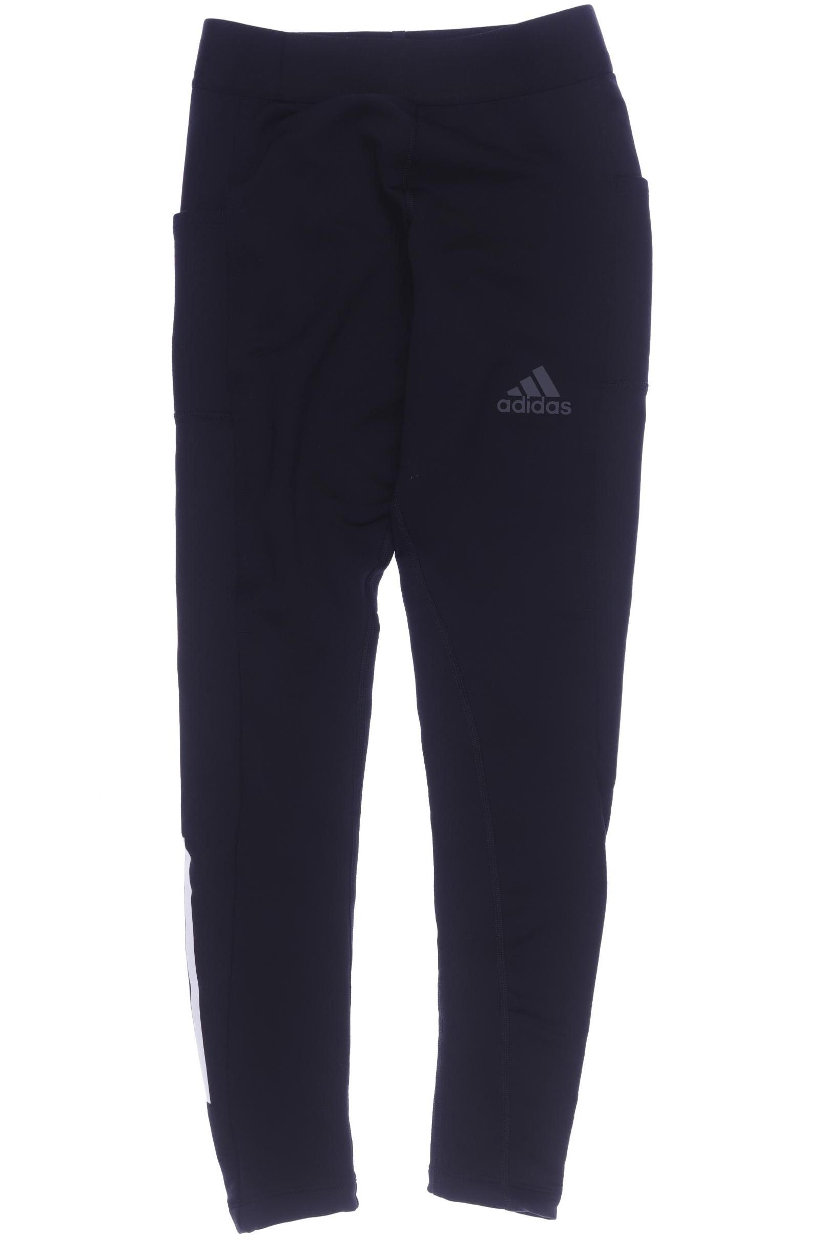 

adidas Damen Stoffhose, schwarz, Gr. 0