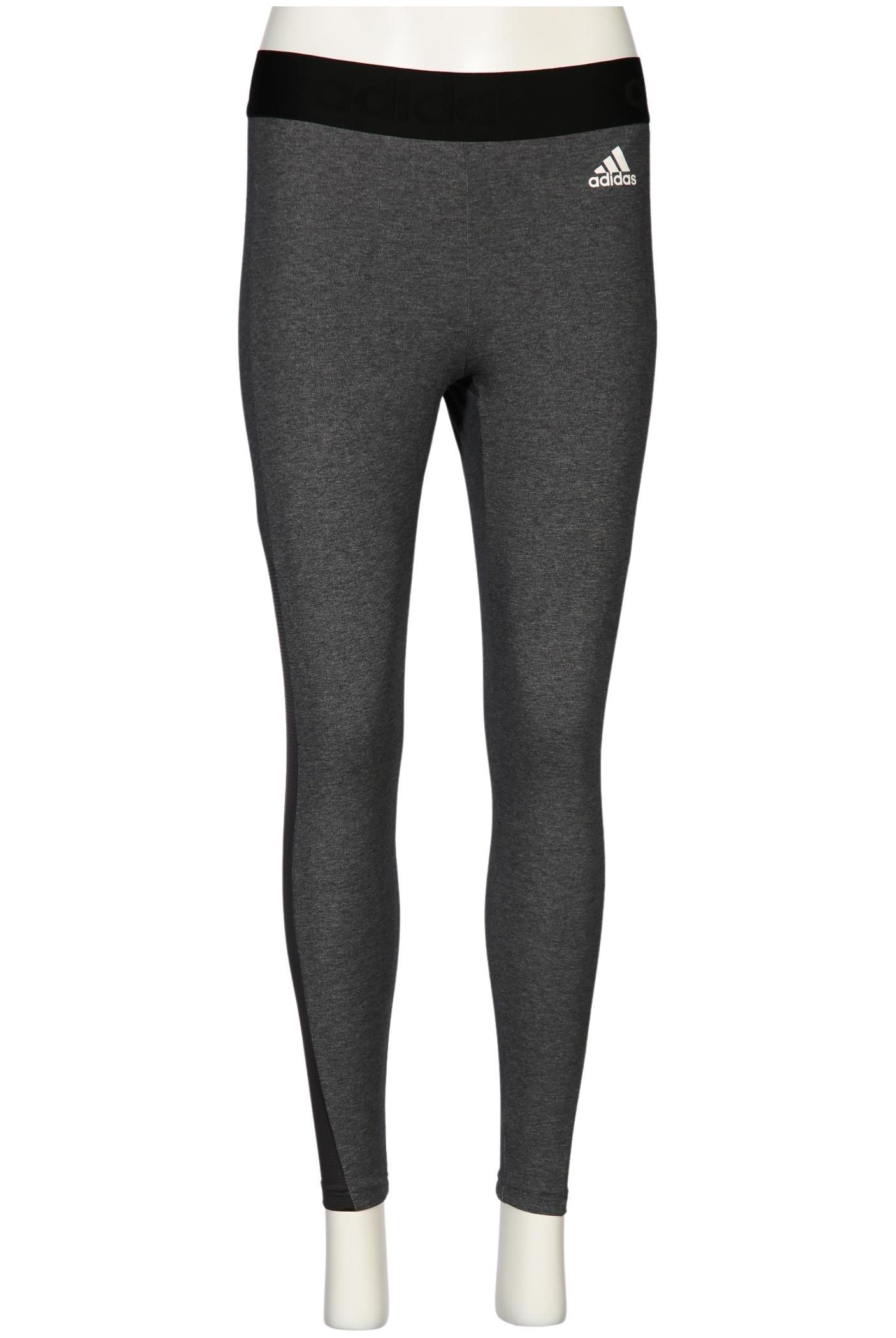 

adidas Damen Stoffhose, grau, Gr. 0