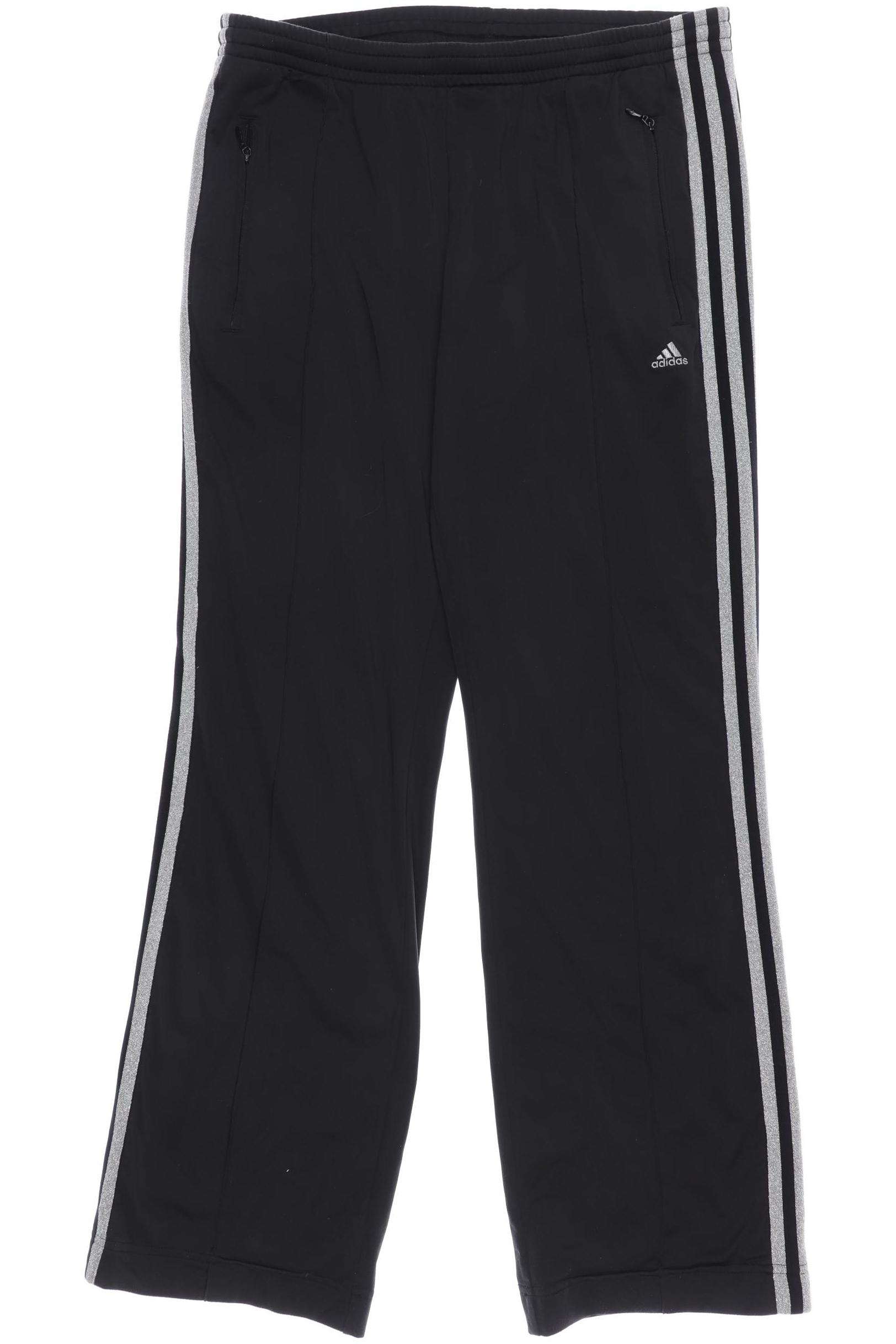 

adidas Damen Stoffhose, schwarz, Gr. 42