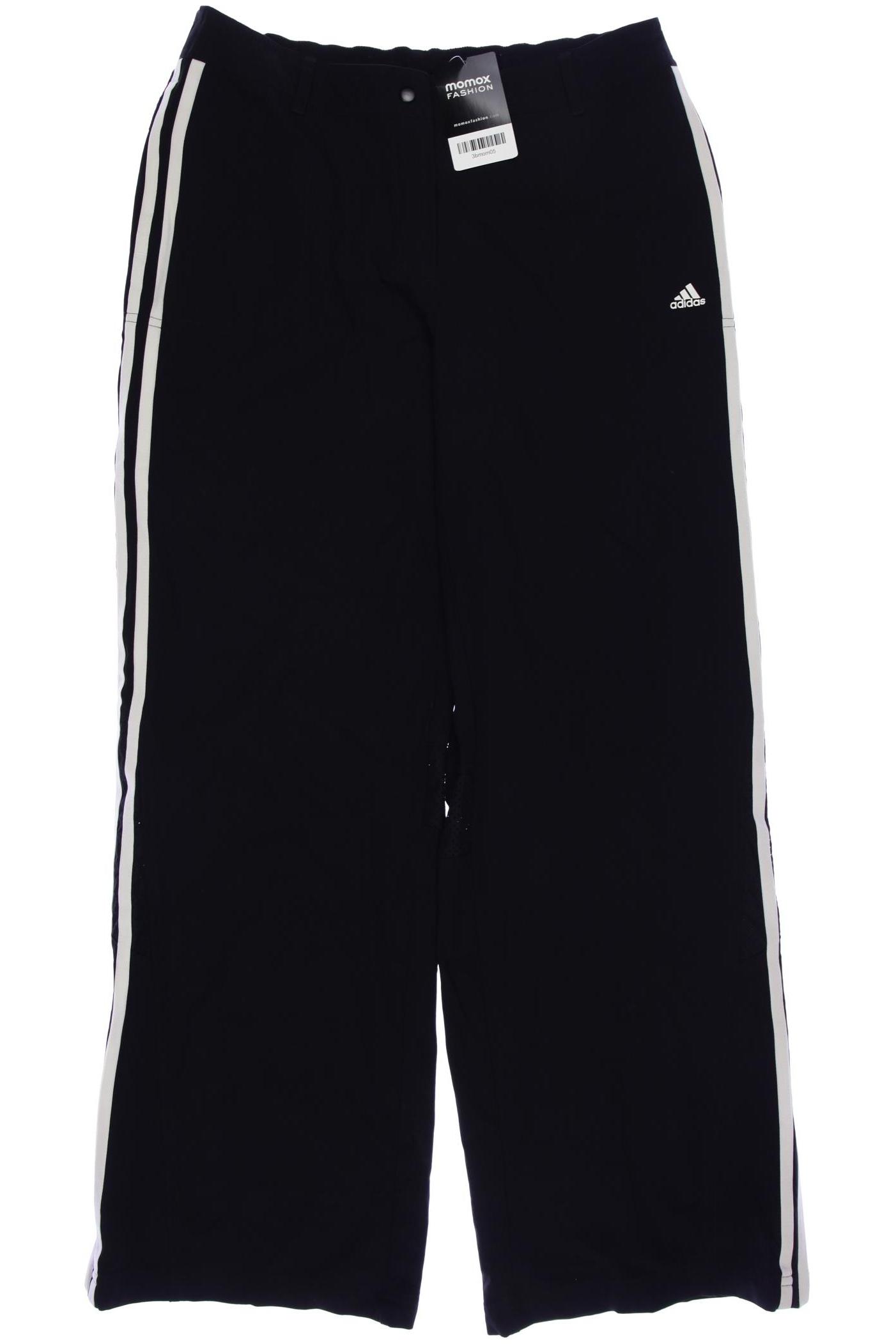 

adidas Damen Stoffhose, schwarz, Gr. 38