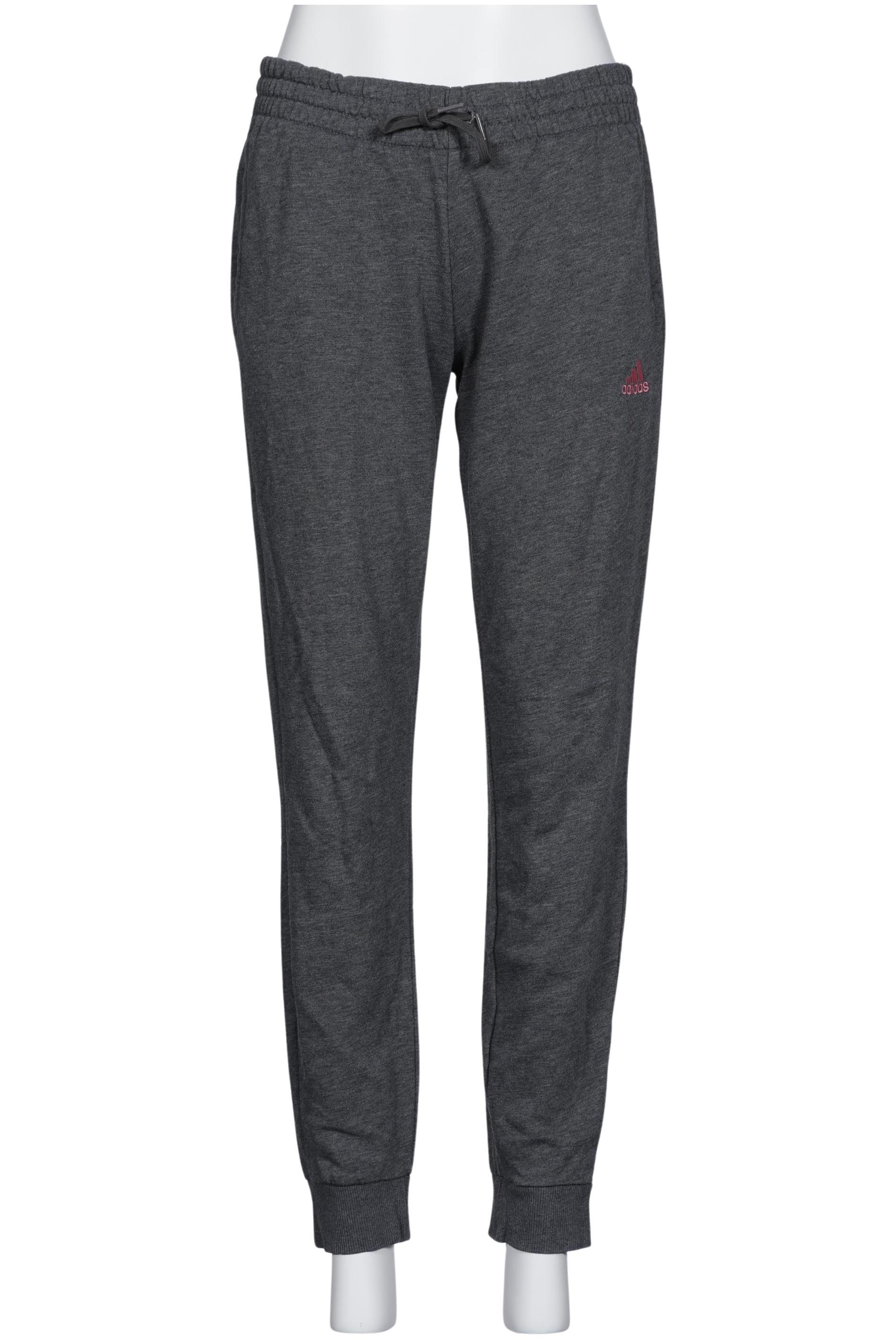 

adidas Damen Stoffhose, grau, Gr. 0