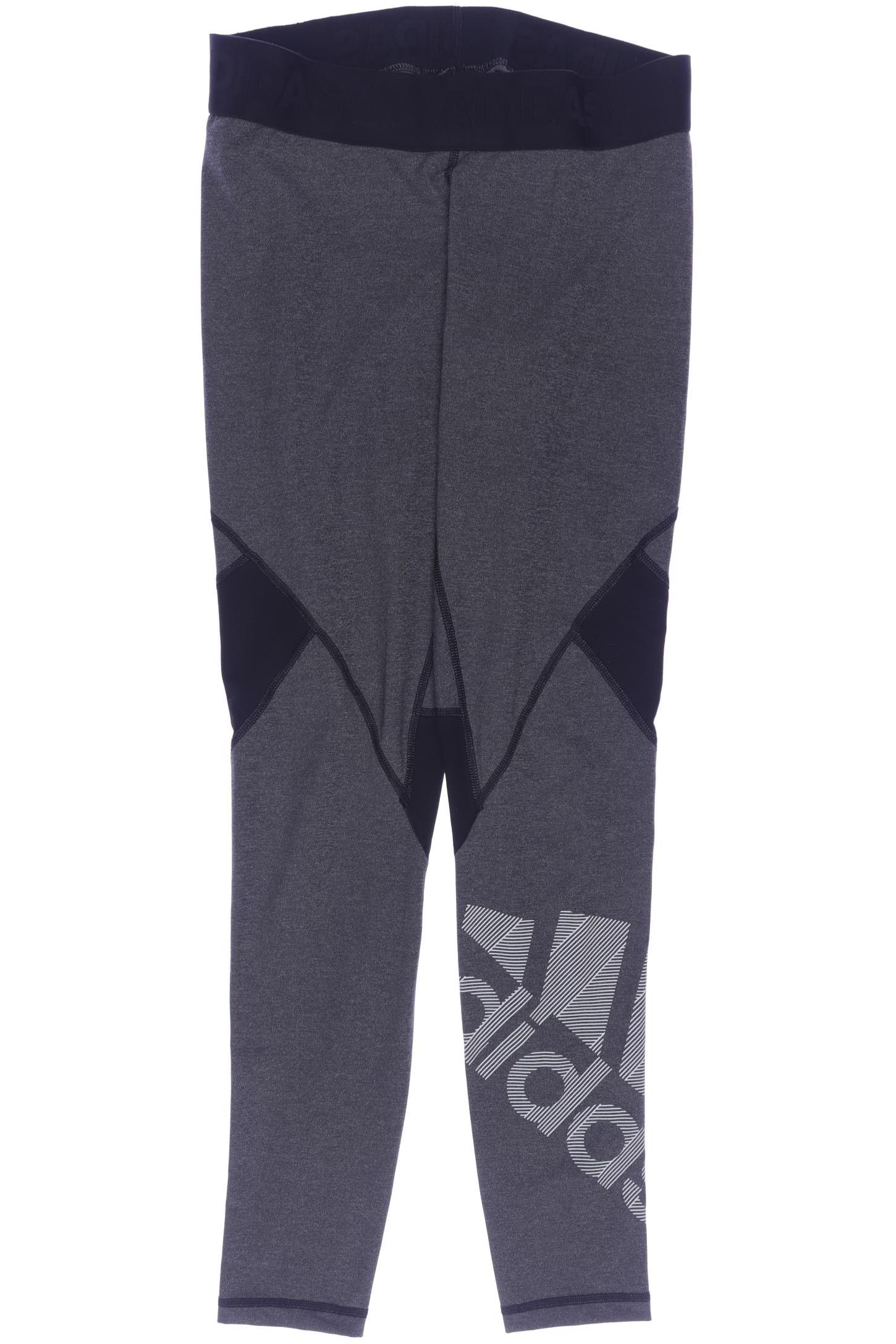 

adidas Damen Stoffhose, grau, Gr. 0