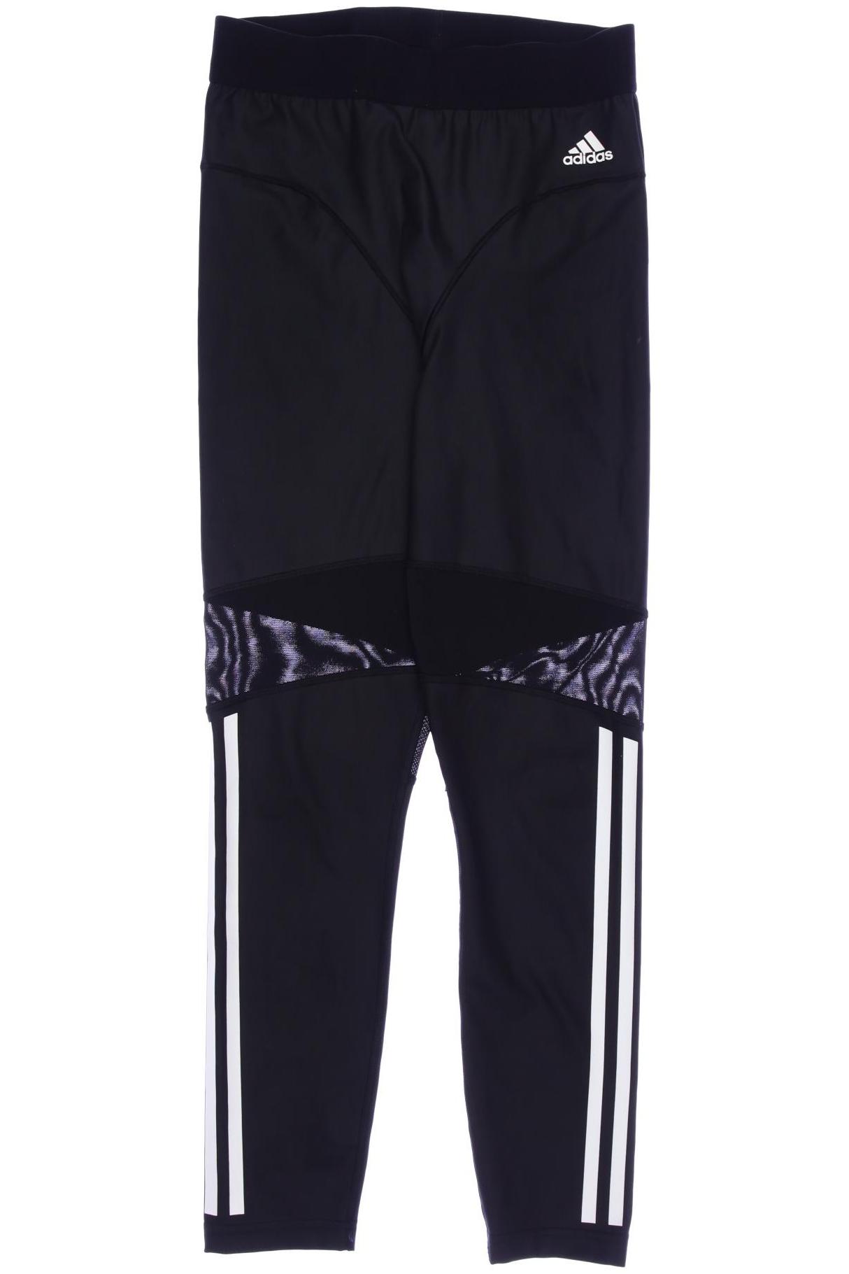 

adidas Damen Stoffhose, schwarz, Gr. 34