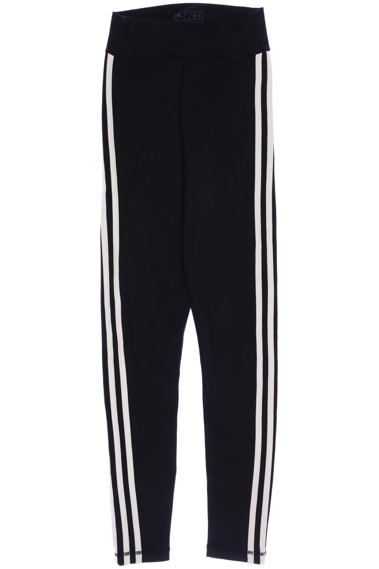 

adidas Damen Stoffhose, schwarz, Gr. 0