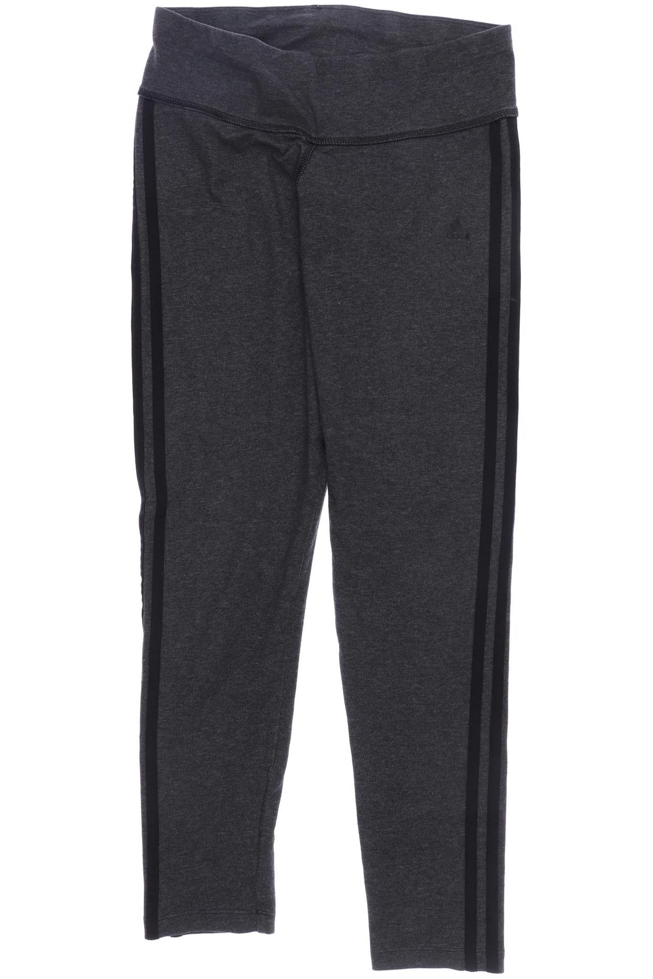 

adidas Damen Stoffhose, grau, Gr. 0