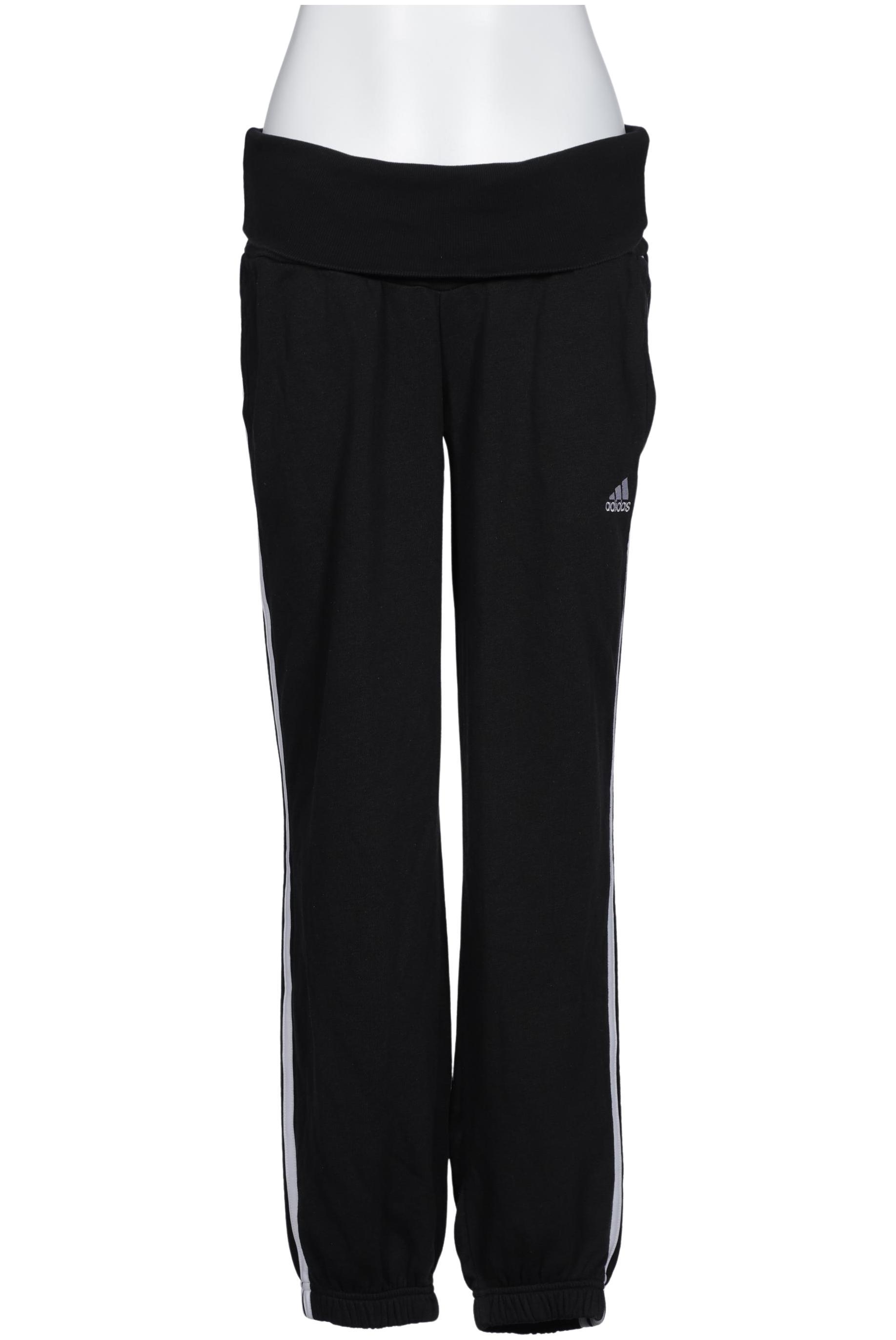 

adidas Damen Stoffhose, schwarz, Gr. 34