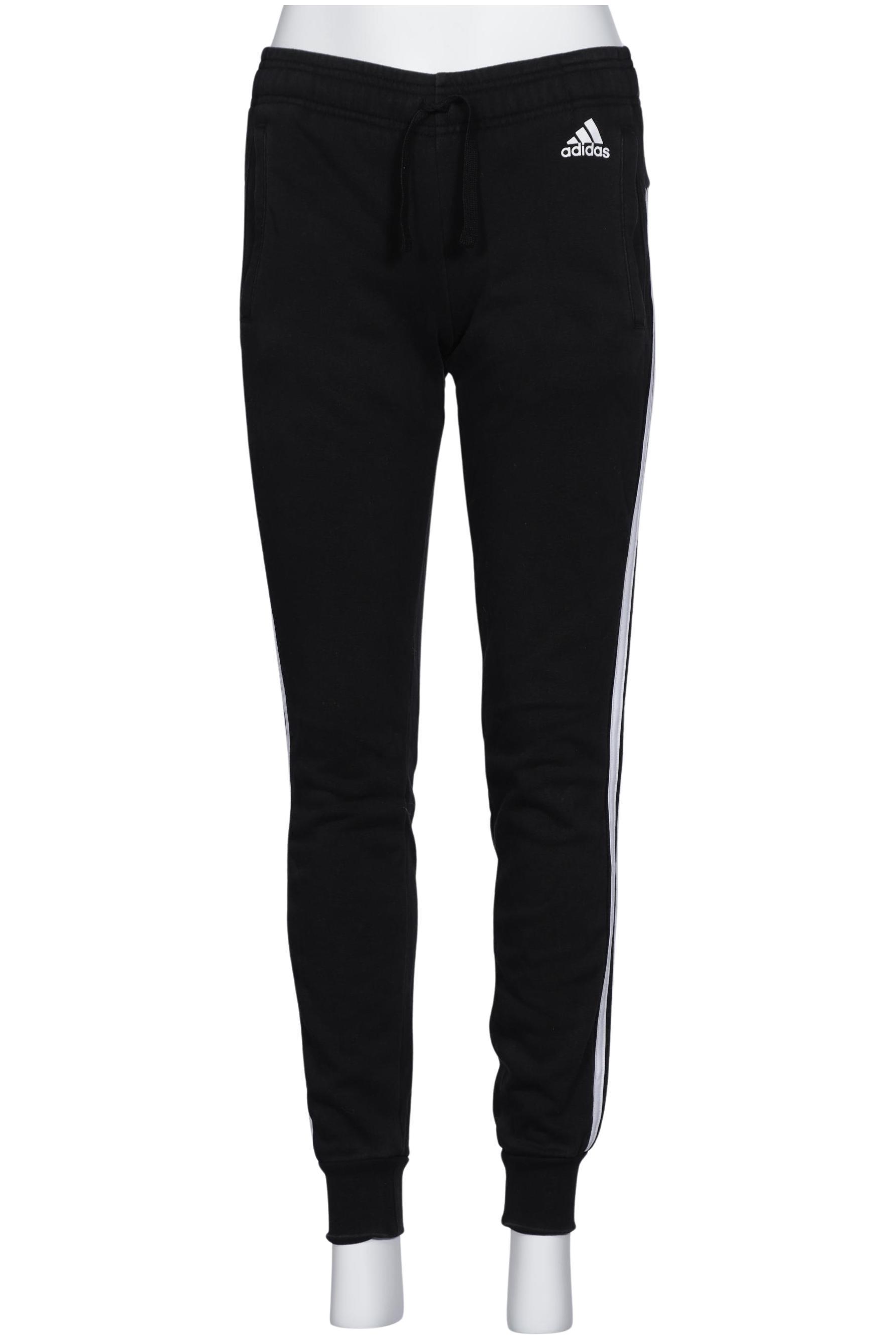 

adidas Damen Stoffhose, schwarz, Gr. 0