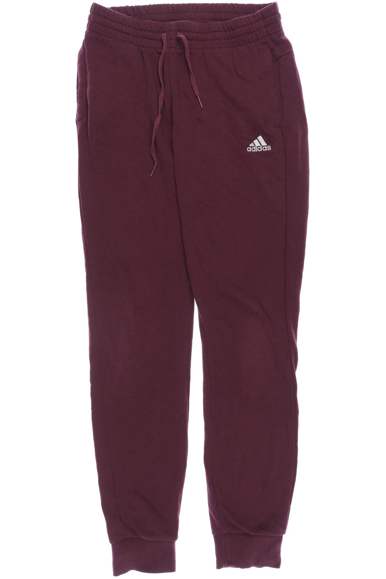 

adidas Damen Stoffhose, bordeaux, Gr. 0